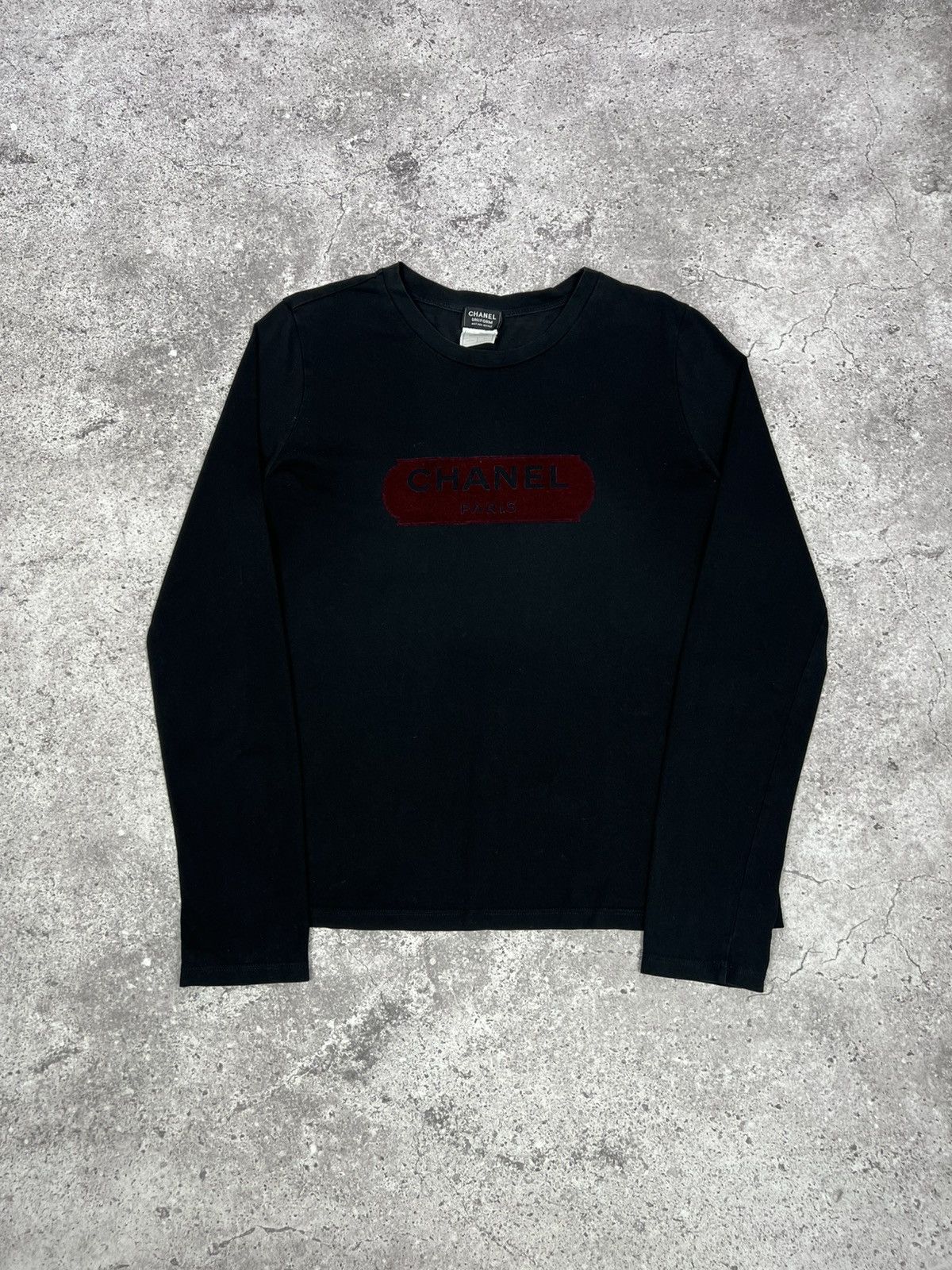 Other Chanel Long Sleeve Shirt Black Women’s Size L / US 10 / IT 46 - 1 Thumbnail
