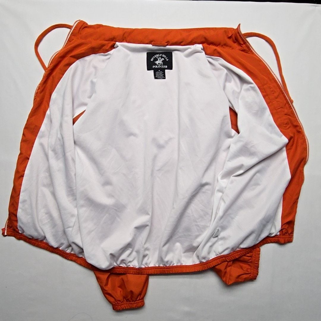 Beverly Hills Polo Club Beverly Hills Polo Club Men's Orange Windbreaker M Jacket Size US M / EU 48-50 / 2 - 8 Thumbnail