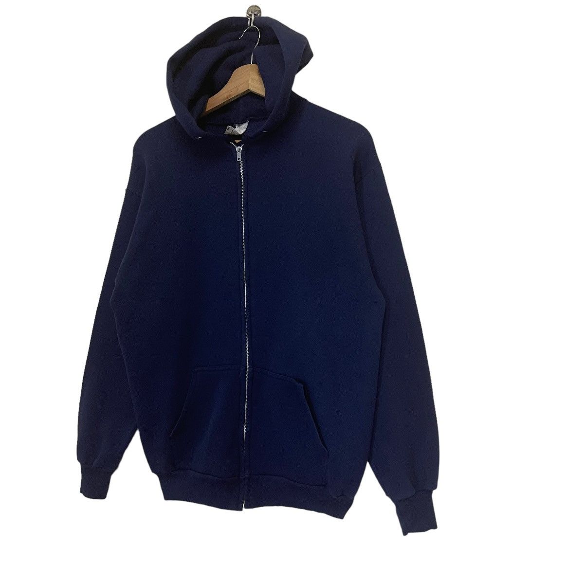 Japanese Brand Vintage 90s Discus Athletic Plain Zipper Hoodie Size US M / EU 48-50 / 2 - 3 Thumbnail