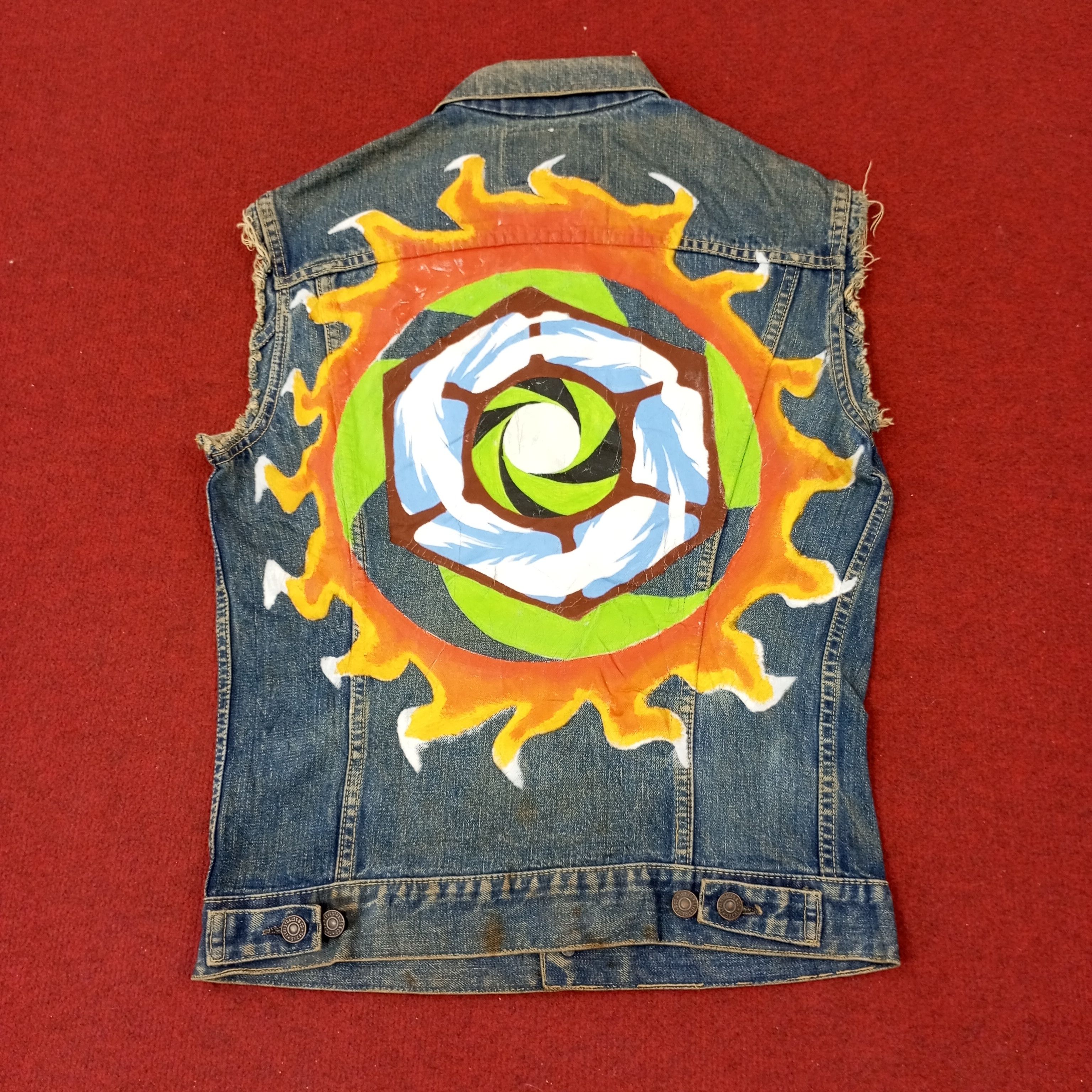 Levi's Levis Big E Sleeveless Jacket C214N12 Size US S / EU 44-46 / 1 - 1 Thumbnail