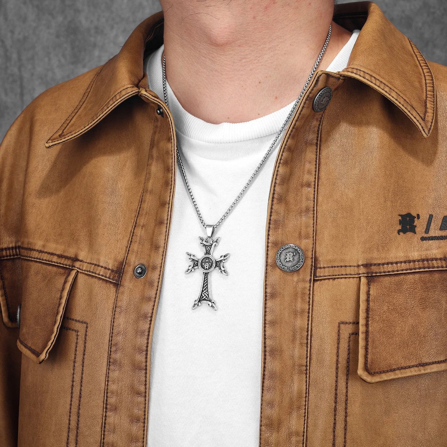 Other Celtic Knot Cross Pendant Accessories Necklace Gifts For Him Size ONE SIZE - 5 Thumbnail