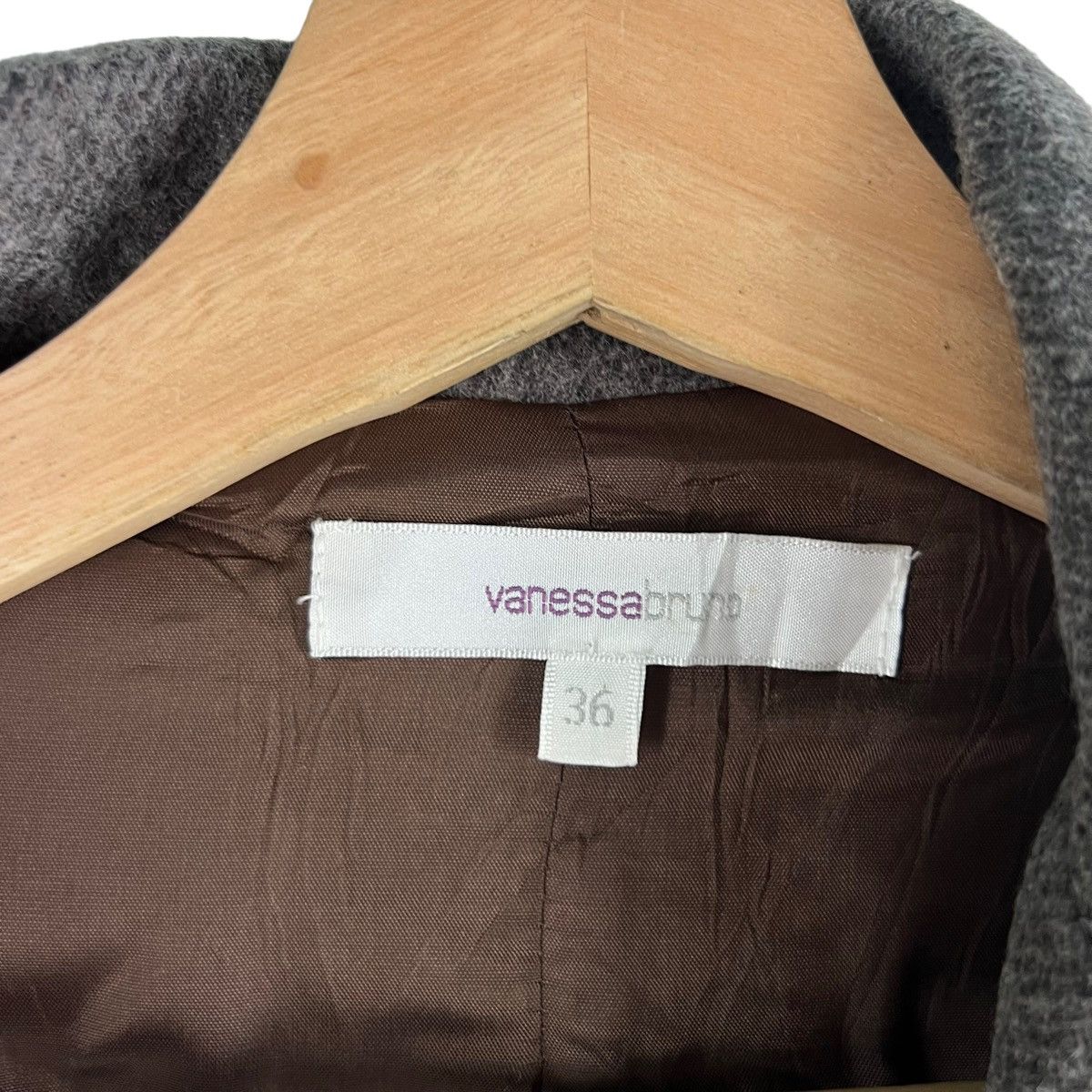 Vintage 🔥VTG WOOL BOMBER JACKET CROPPED VANESSABRUNO JAPAN Size US M / EU 48-50 / 2 - 13 Thumbnail