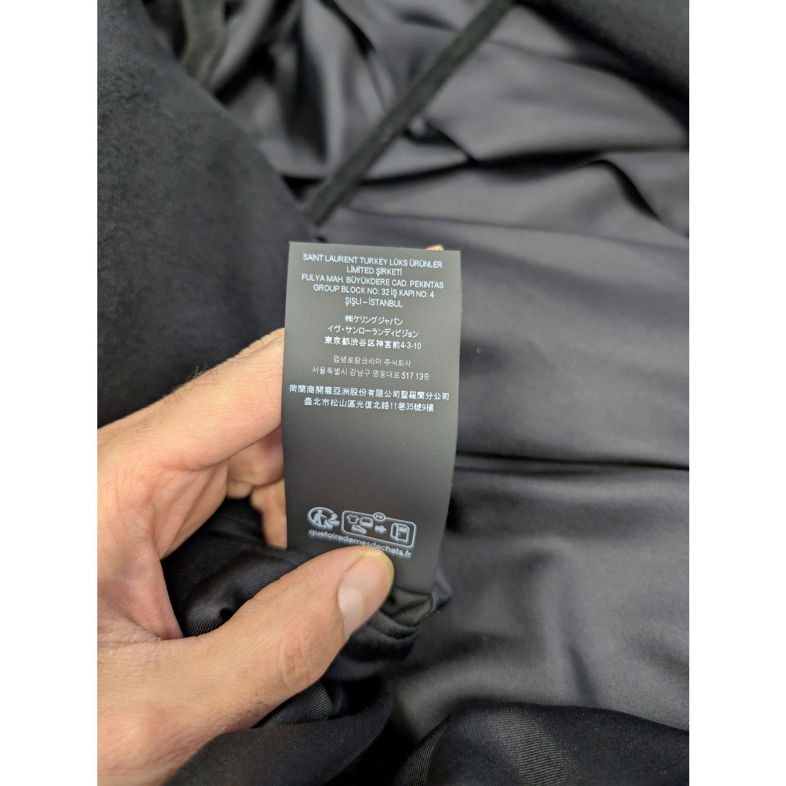 Saint Laurent Paris o1rshd1 Manteau Oversize Brosse oversized brush coat Black Size US M / EU 48-50 / 2 - 22 Thumbnail