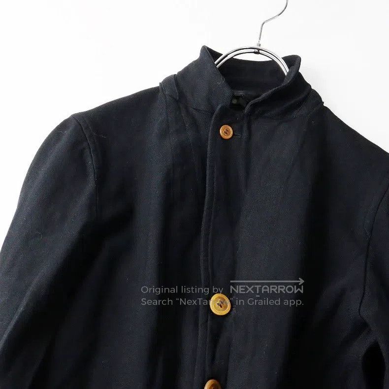 Comme des Garcons Comme Des Garcons Black stand collar long sleeve jacket to Size S / US 4 / IT 40 - 4 Thumbnail