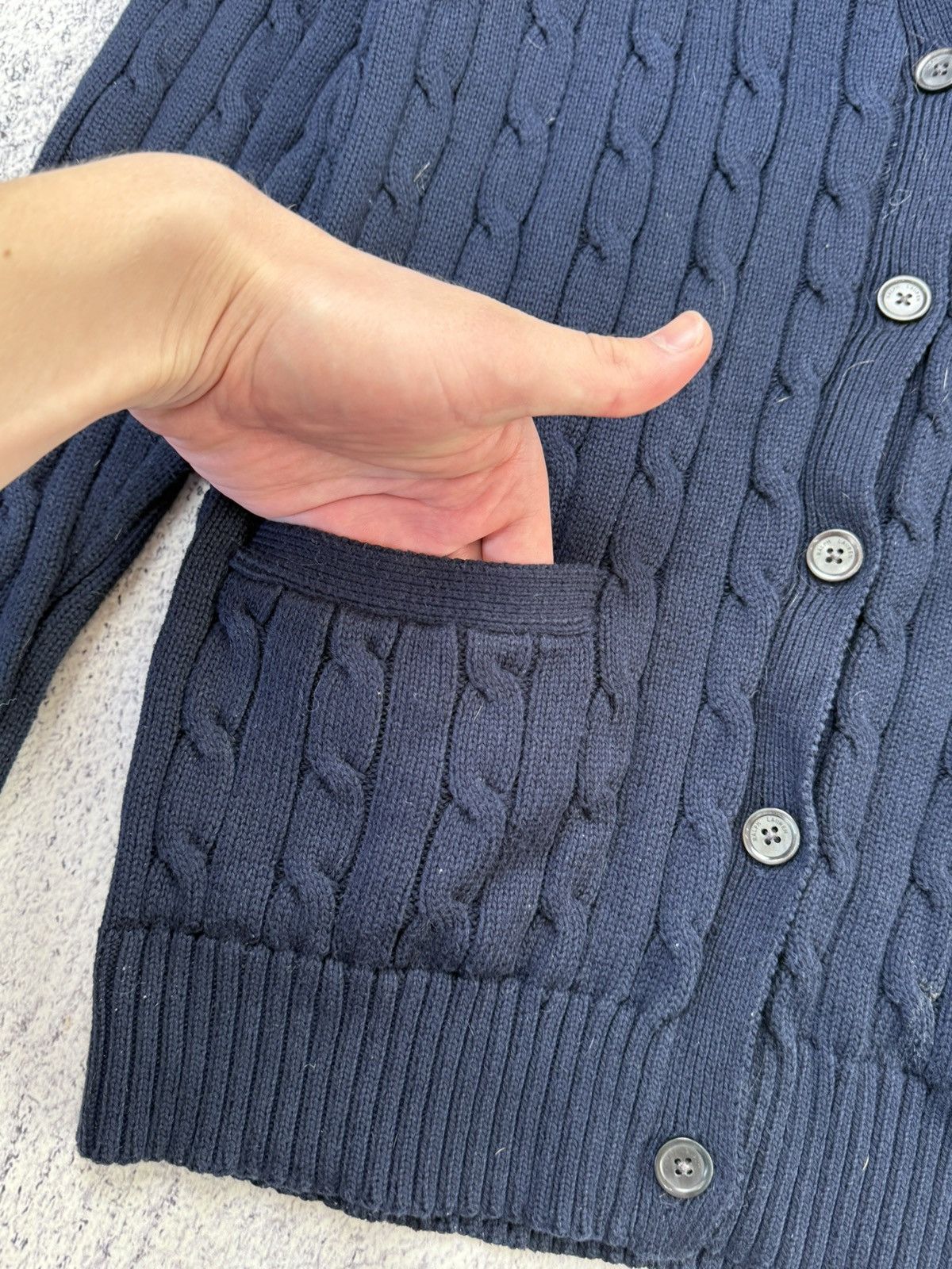 Polo Ralph Lauren Vintage Polo Ralph Lauren Knit Sweater Cardigan Y2K Size S / US 4 / IT 40 - 13 Thumbnail