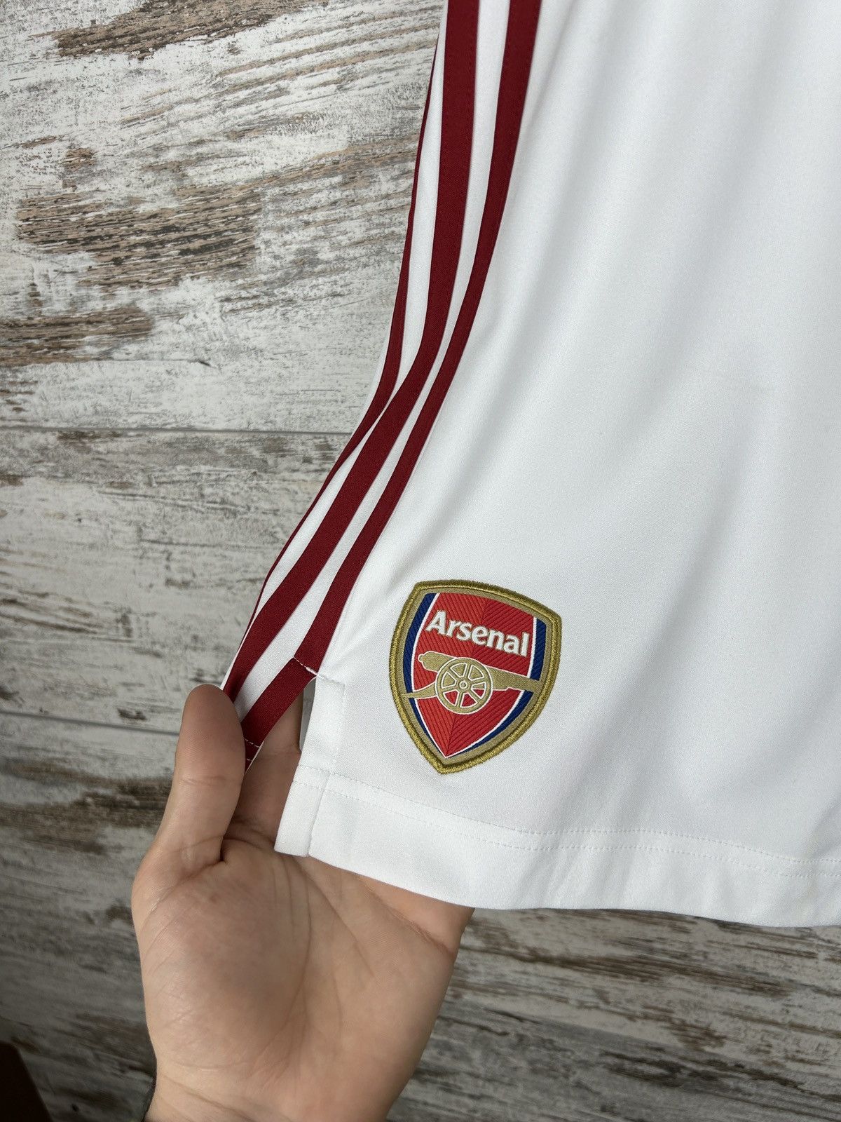Adidas × Vintage Mens Vintage Adidas FC Arsenal football soccer shorts rare Size US 34 / EU 50 - 3 Thumbnail