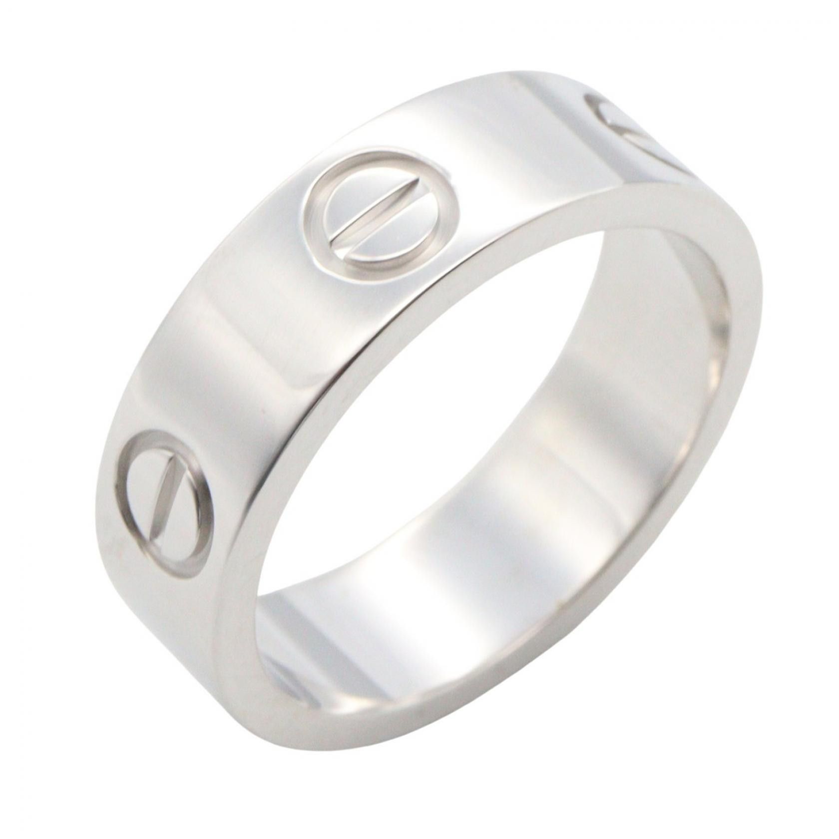 Cartier Cartier Cartier Love Au750 White Gold Ring Size 51 Precious Metal Ring DUTY FREE for USA Size ONE SIZE - 1 Thumbnail