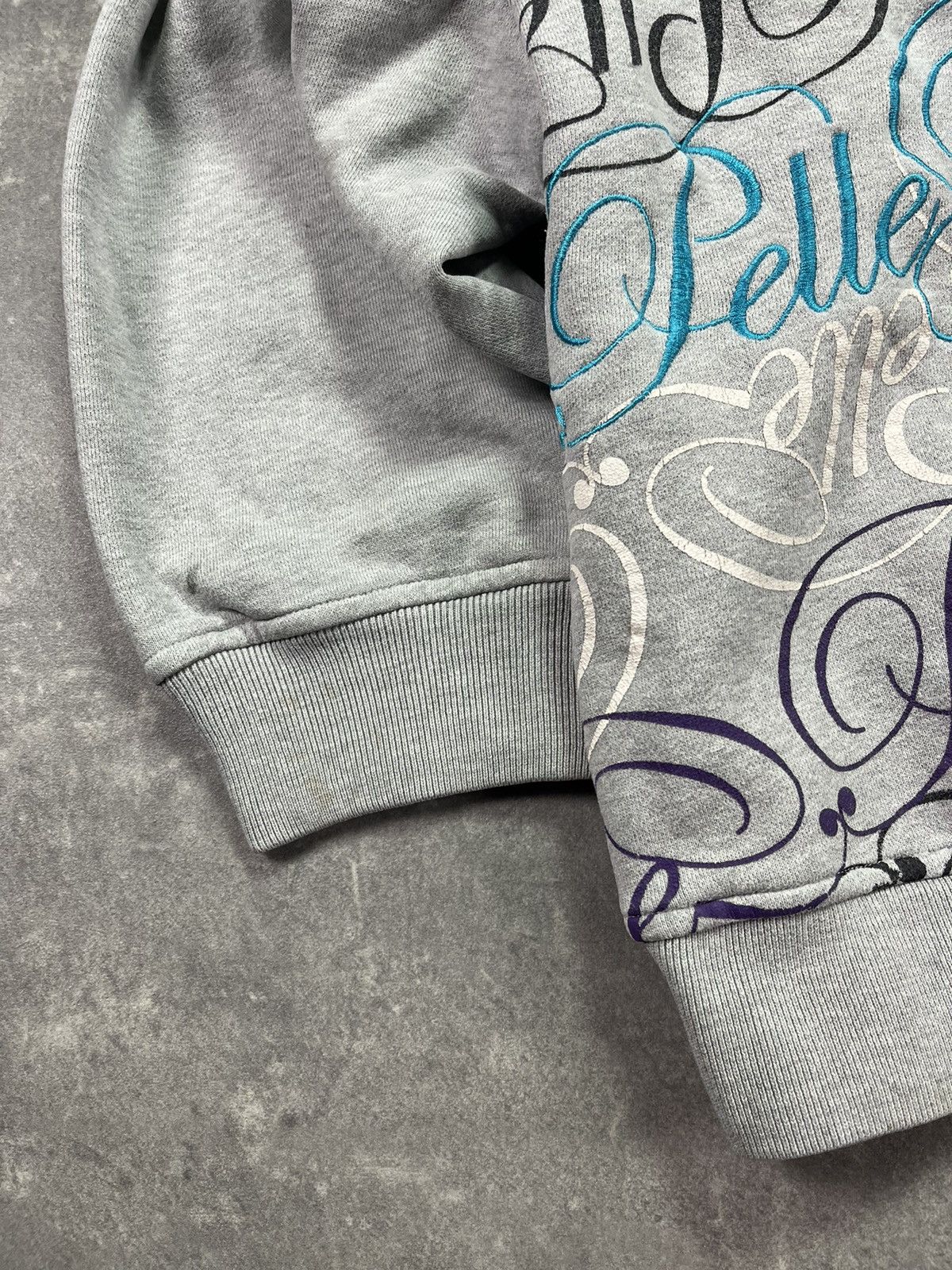 Pelle Pelle Pelle Pelle Multilogo Printed Studded Baggy Zip Hoodie XL Size US XL / EU 56 / 4 - 13 Thumbnail