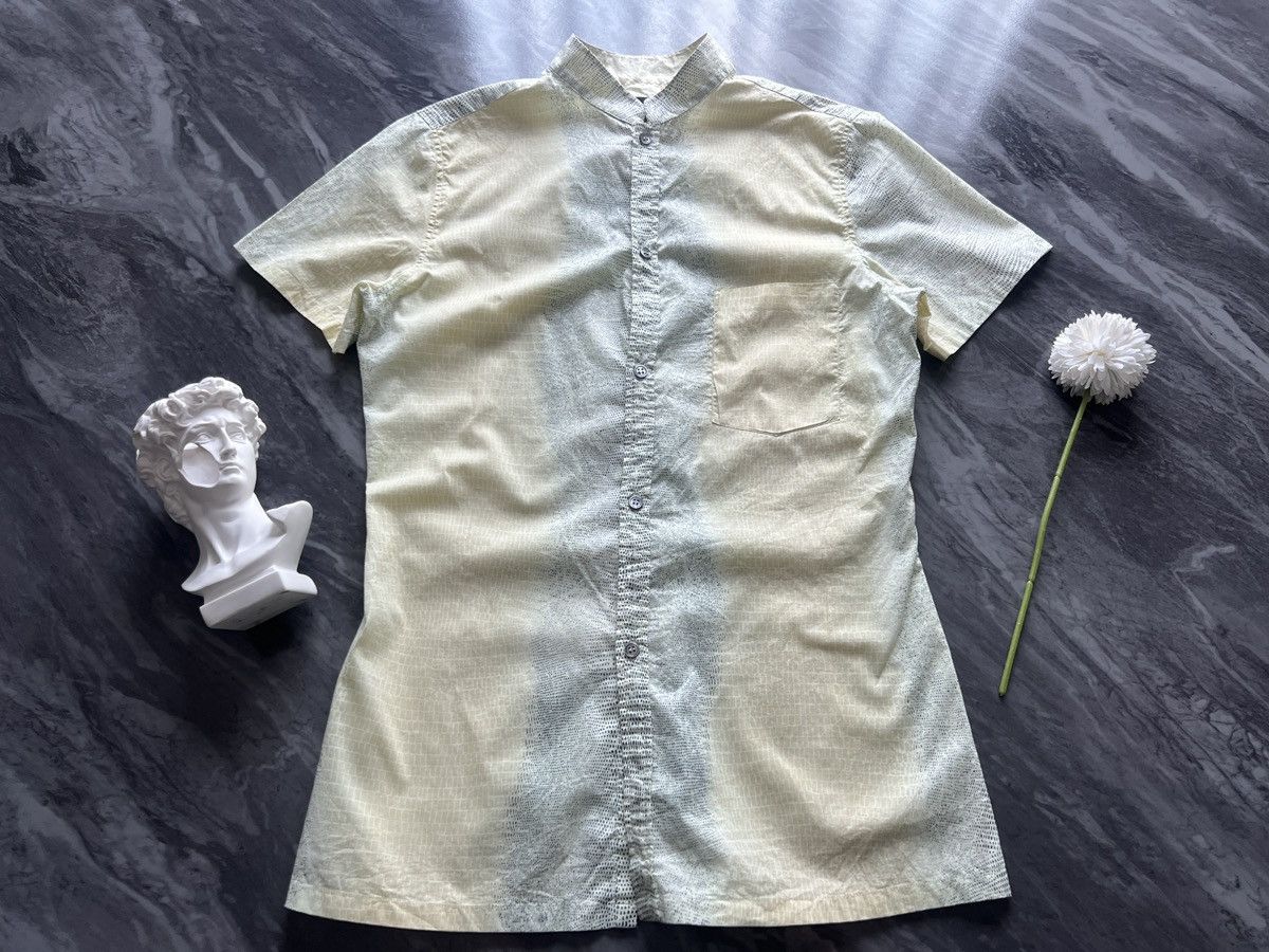 A.P.C. A.P.C : Snake Skin Two Tone Button Ups Size S / US 4 / IT 40 - 2 Thumbnail