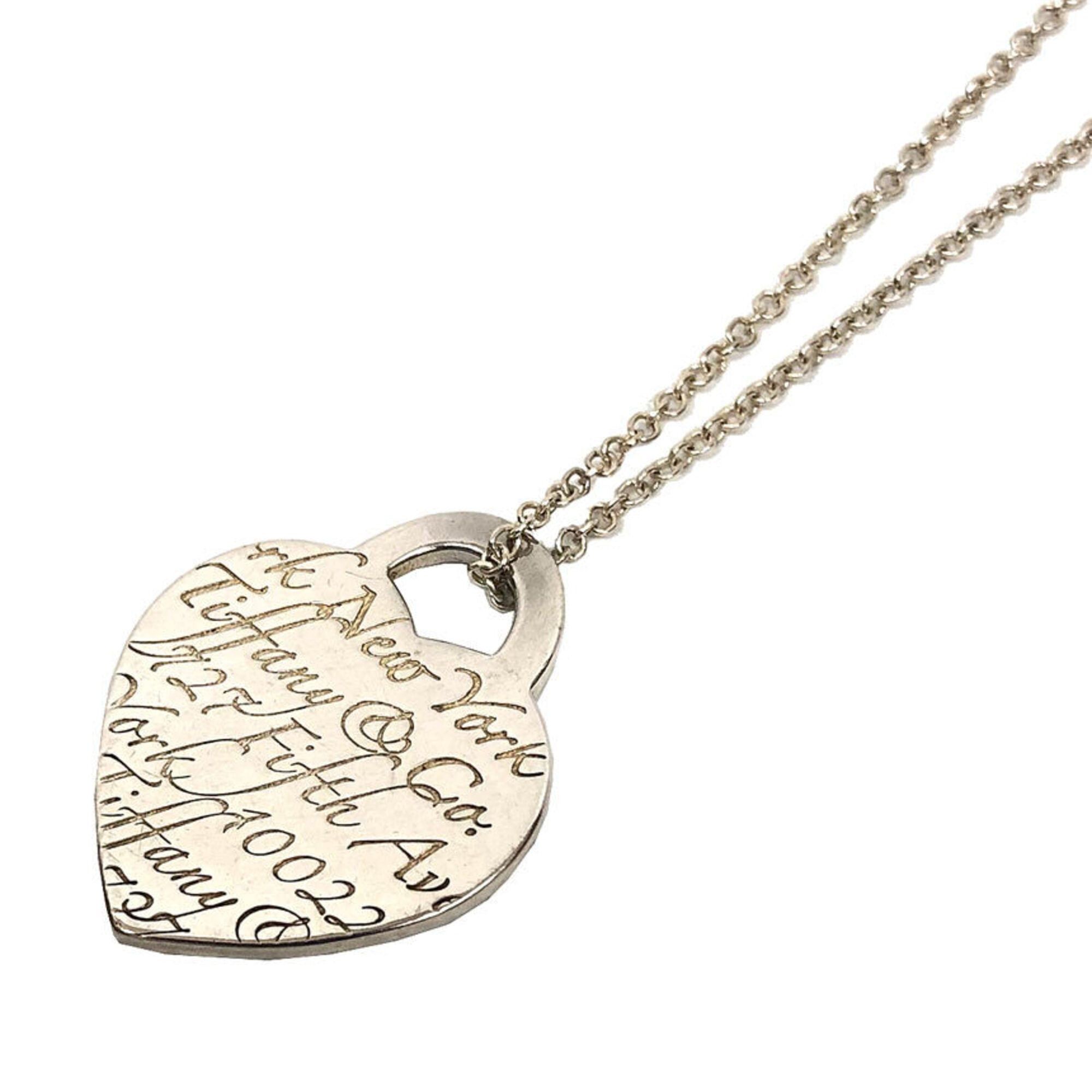 Tiffany & Co. TIFFANY & Co. Tiffany Notes Heart Tag Necklace, Sterling Silver, Necklace Size ONE SIZE - 1 Thumbnail