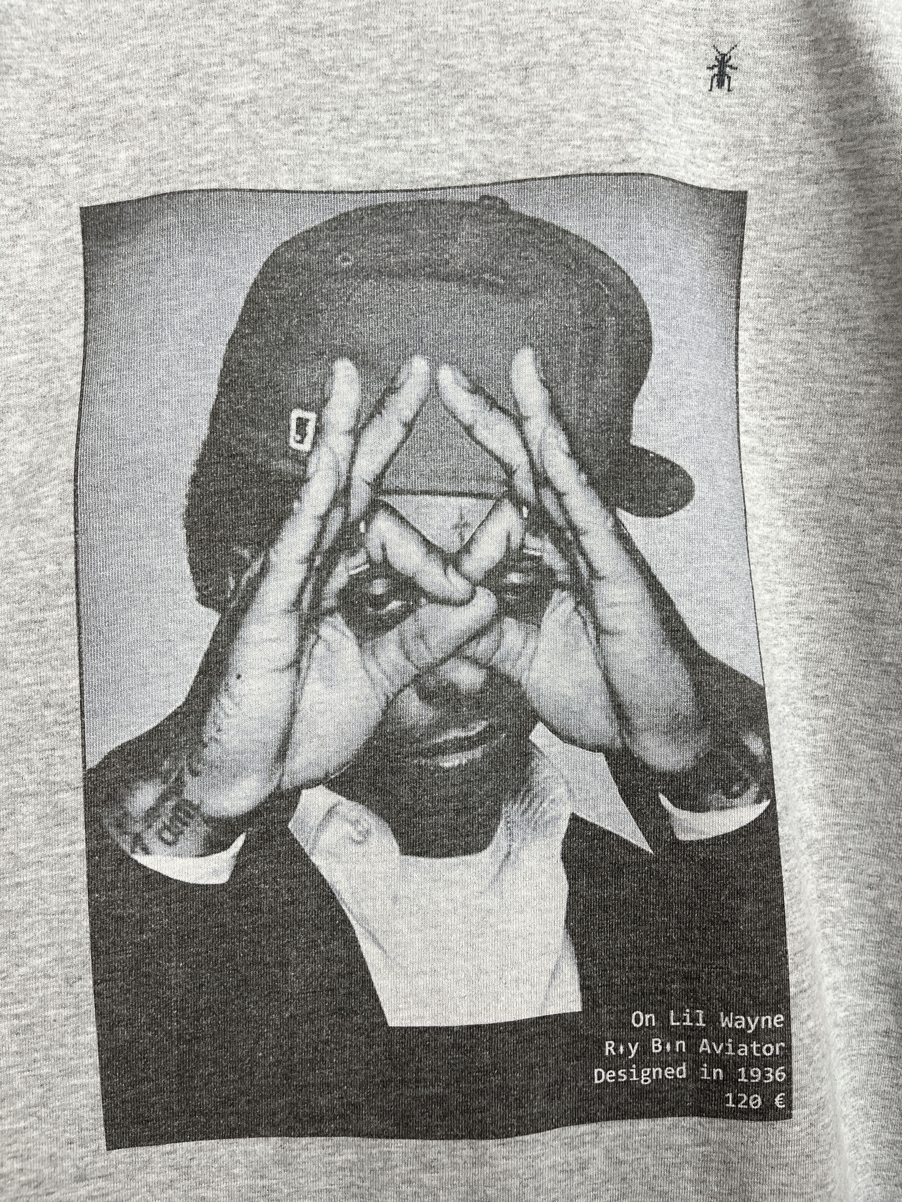 Hype Means Nothing Hype Means Nothing Lil Wayne T-shirt Size fits to S-M Gray Size US S / EU 44-46 / 1 - 4 Thumbnail