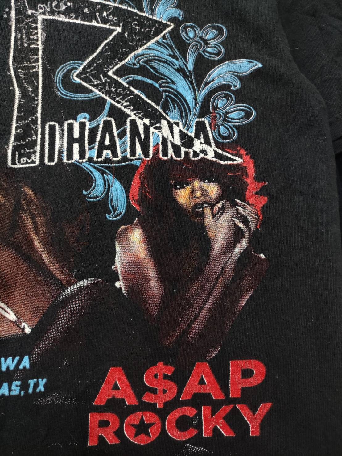 Rihanna Rihanna x Asap Rocky Diamonds Promo Tour Rap T-Shirt Size US M / EU 48-50 / 2 - 12 Thumbnail