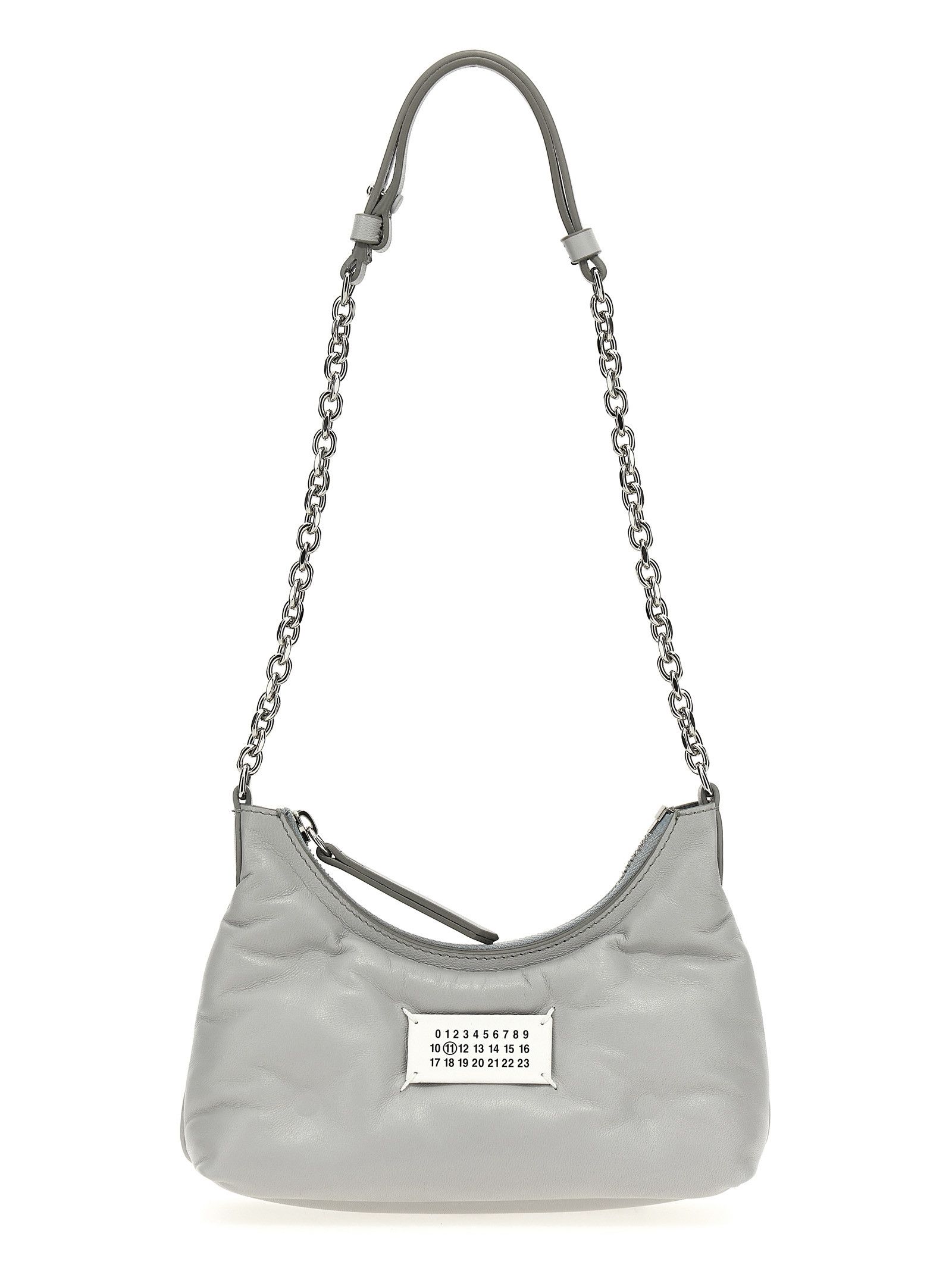 Maison Margiela 'glam Slam Hobo Micro' Shoulder Bag in Grey, Women's