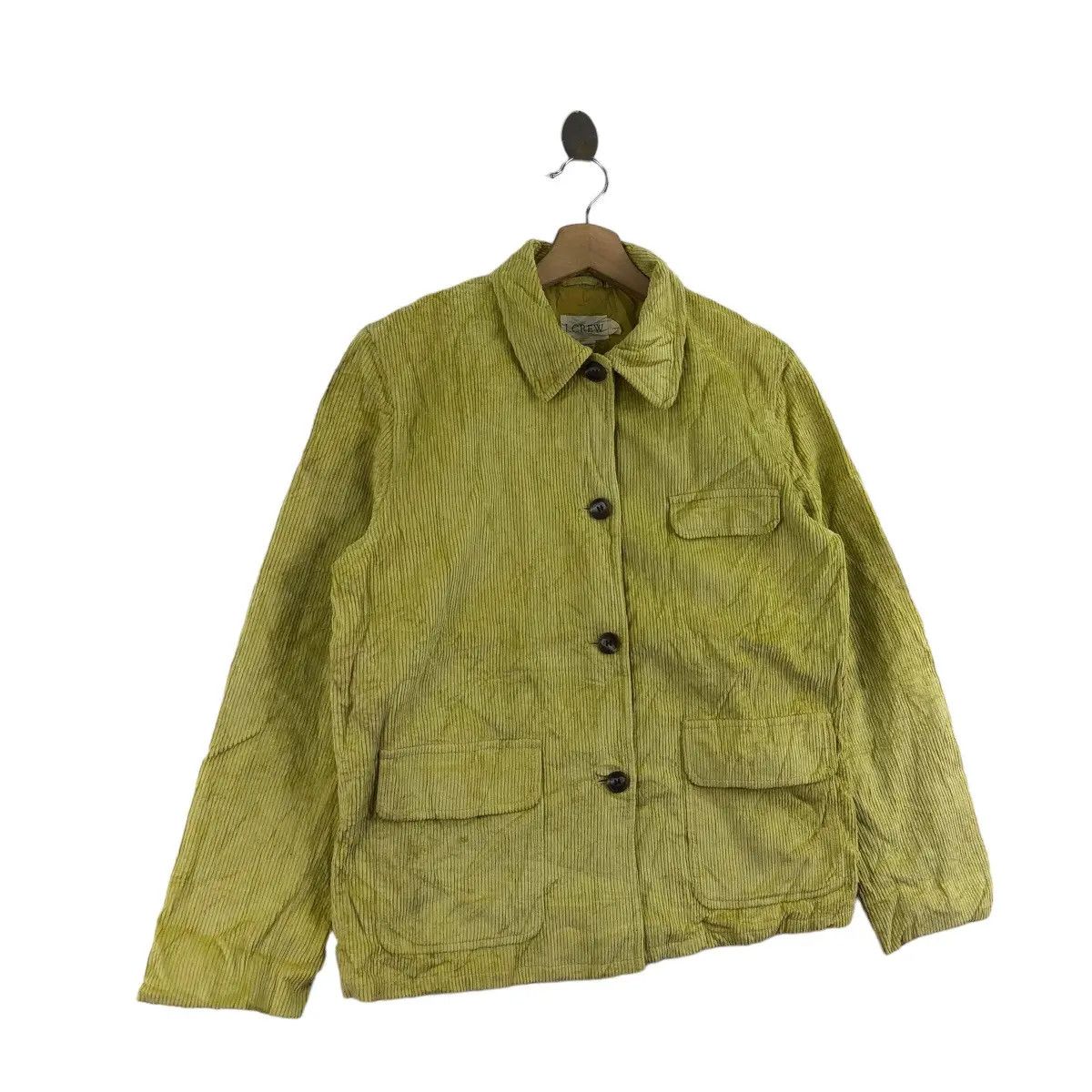 J.Crew Vtg J.CREW NEW YORK Corduroy Velvet Green Jacket Denim Jeans Size US M / EU 48-50 / 2 - 3 Thumbnail