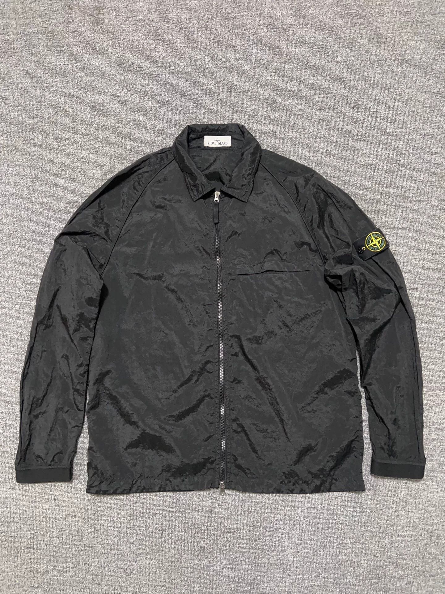 Stone Island Laminated Webbing Jacket XL | Grailed