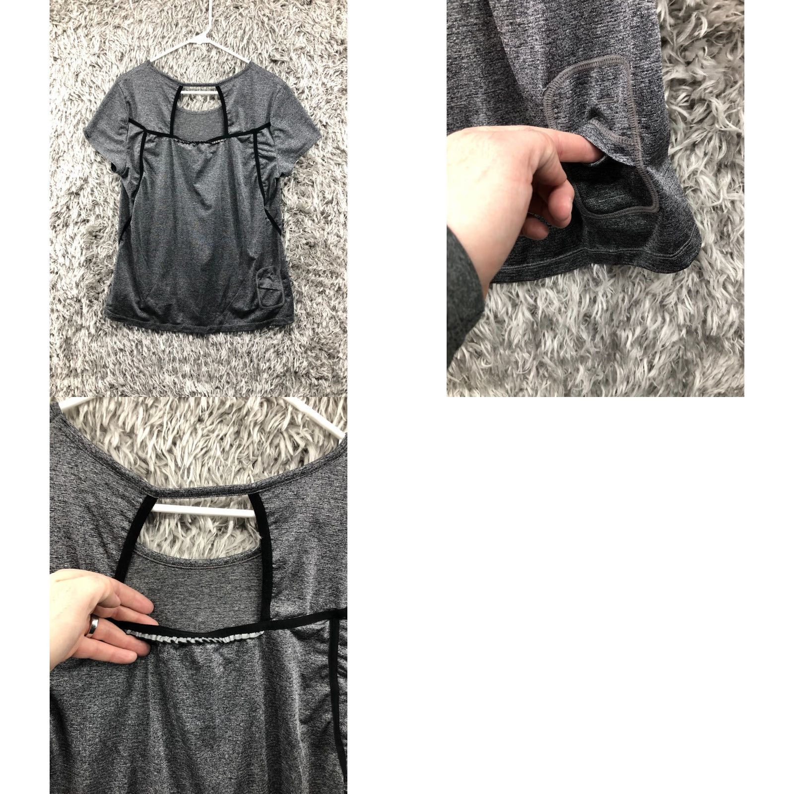 Vintage Mondetta Shirt XL Womens Scoop Neck Short Sleeve Pullover Gray T-Shirt Women Size XL / US 12-14 / IT 48-50 - 8 Thumbnail