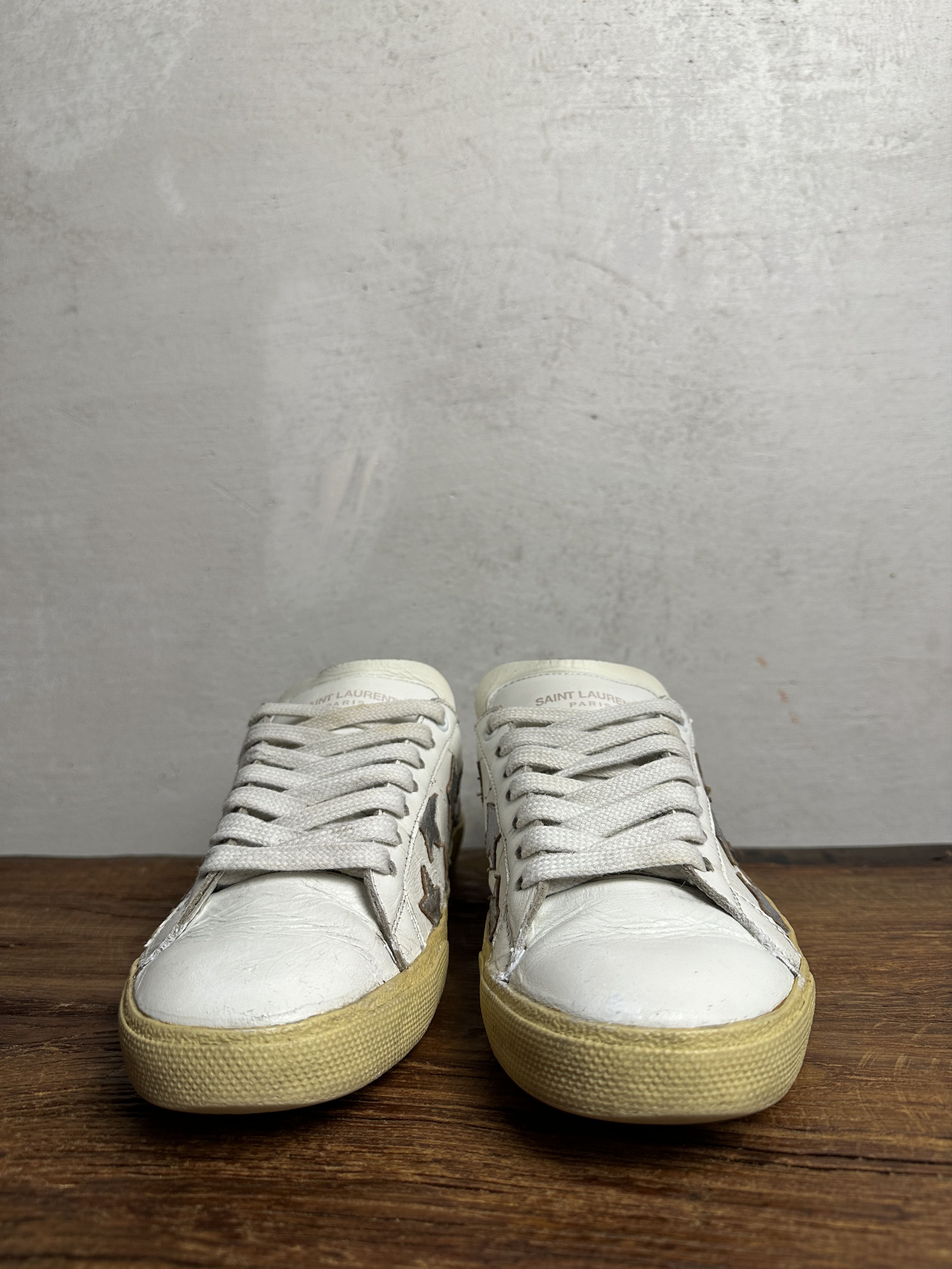 Saint Laurent Paris Saint Laurent Paris Star Court Classic California Sneakers Size US 8 / IT 38 - 4 Thumbnail