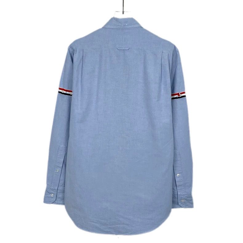 Thom Browne Thom Browne Blue Oxford cotton double-sleeved lapel single- Size US S / EU 44-46 / 1 - 2 Thumbnail