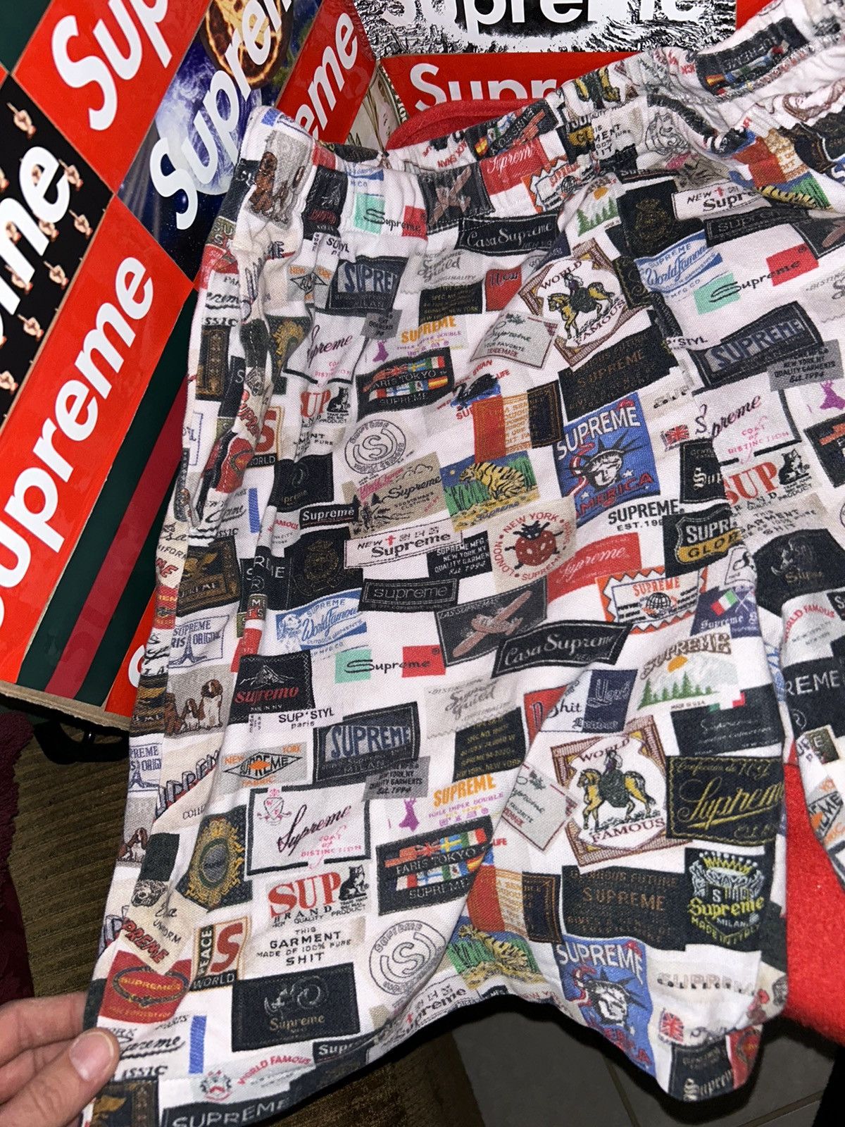 Supreme Supreme Labels Pique Short SS21 size XL Shorts Size US 36 / EU 52 - 3 Thumbnail