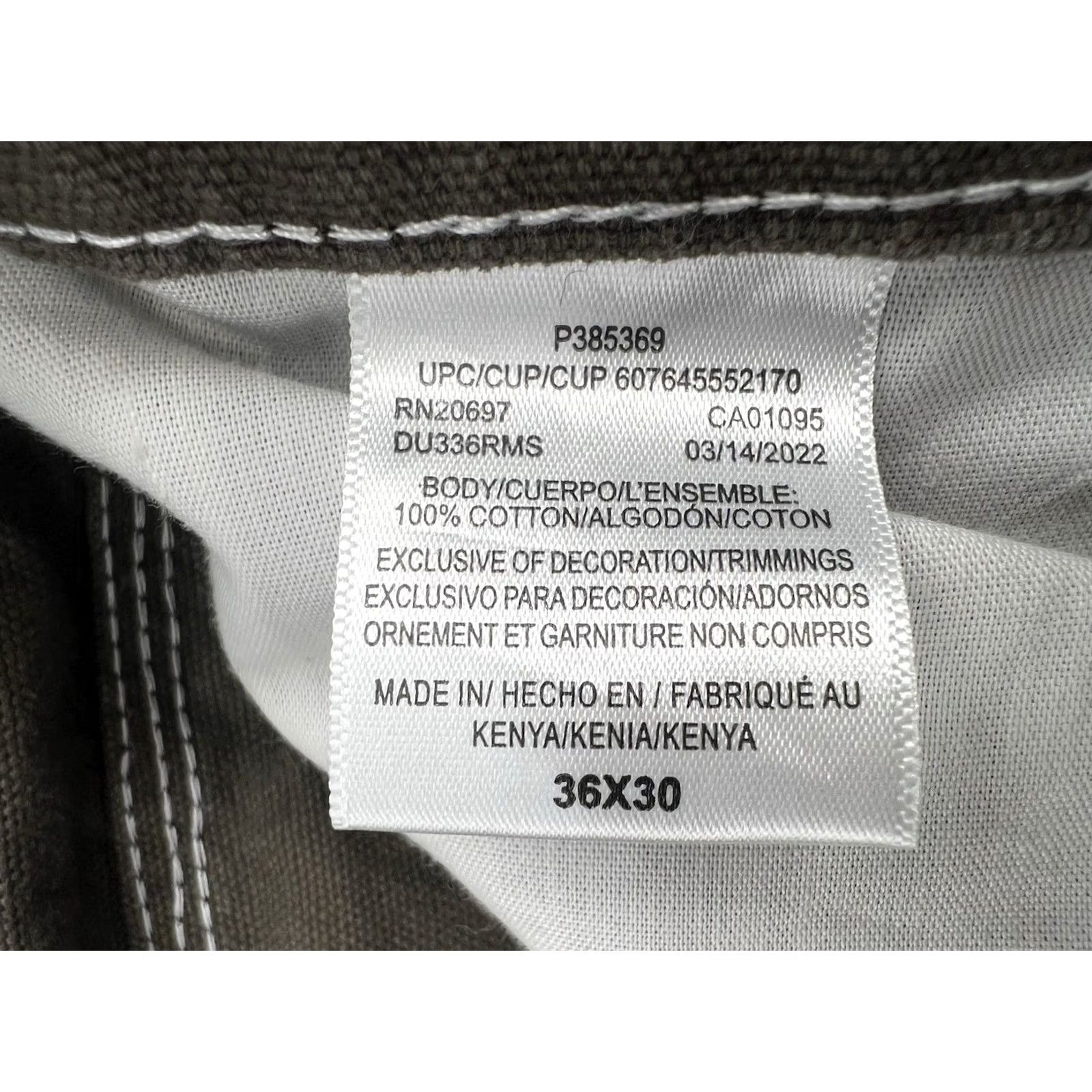 Dickies Dickies Cargo Pants Men's Brown Distressed Work Jeans Carpenter 36x30 Baggy? Size US 36 / EU 52 - 7 Thumbnail