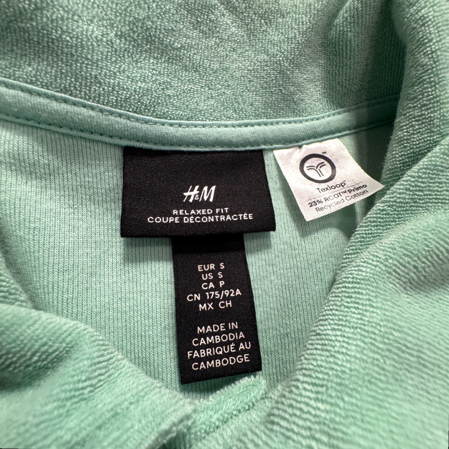 H&M H&M Polo Shirt Mens Small Green Terry Cloth Beach Pocket Water Casual Lounge Shirt Polo Men Small Green Terry Beach Casual Lounge Size US S / EU 44-46 / 1 - 4 Thumbnail