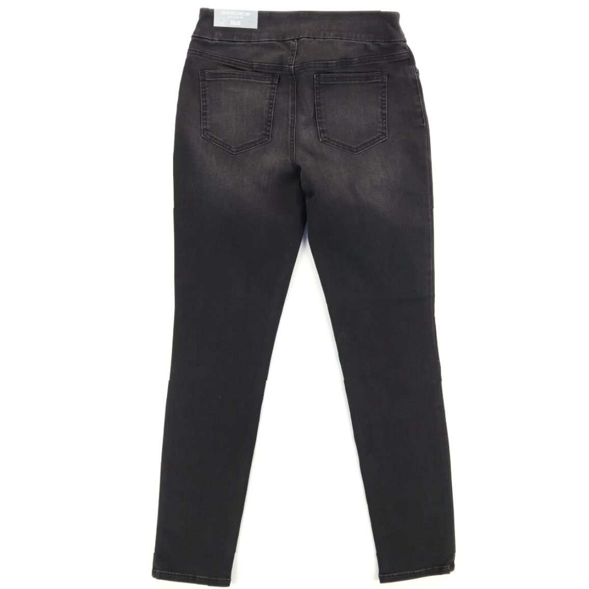 Vintage Chico's Stretch Pull On Jegging Allover Bead Black Women's 4 Pants Slim Pull On Bead Cotton Blend Woven Career PANTS Womens 4 Black Size 27" / US 4 / IT 40 - 4 Thumbnail