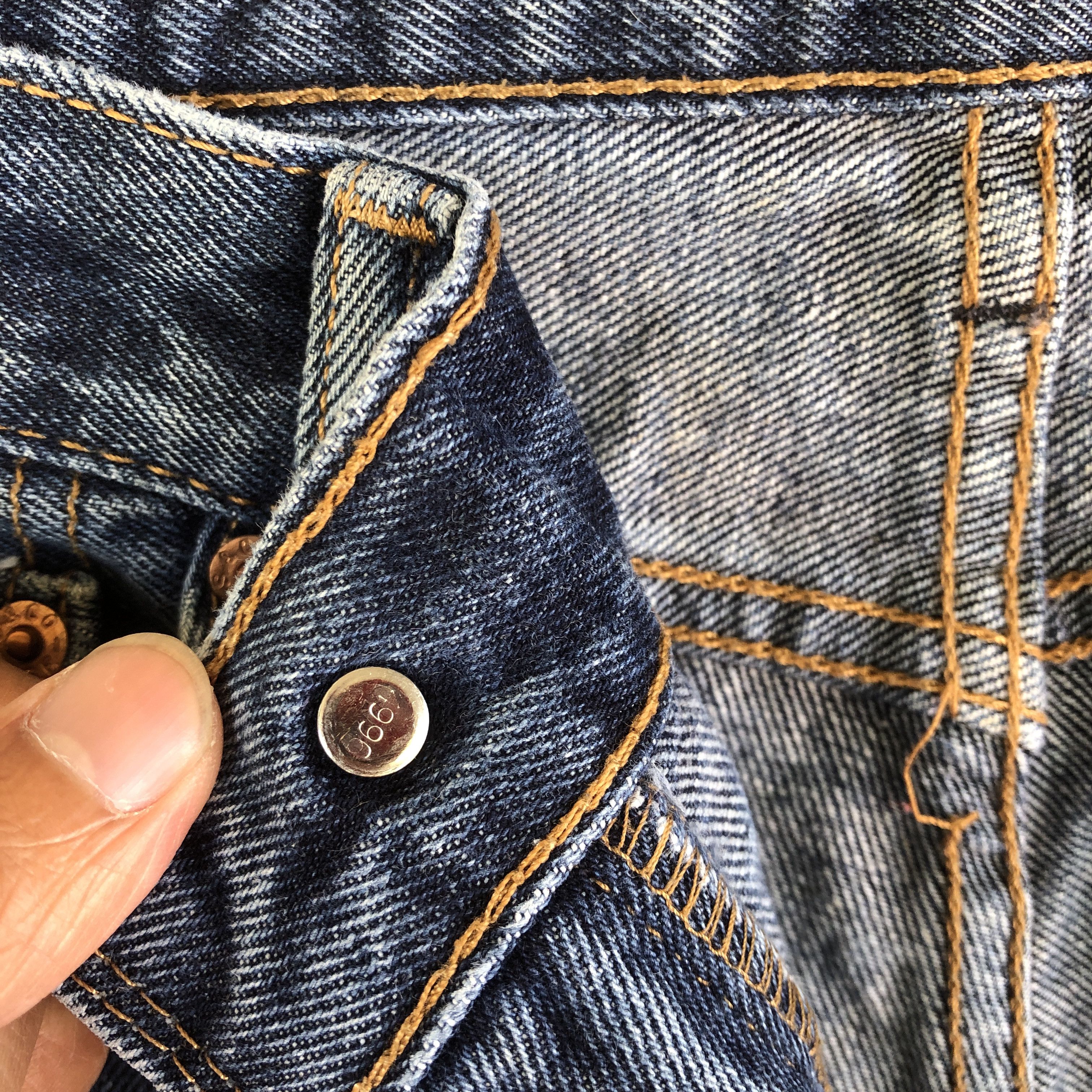 Levi's Vintage Y2K Distressed Levis 505 Jeans Levi's Faded Denim Size US 32 / EU 48 - 7 Thumbnail