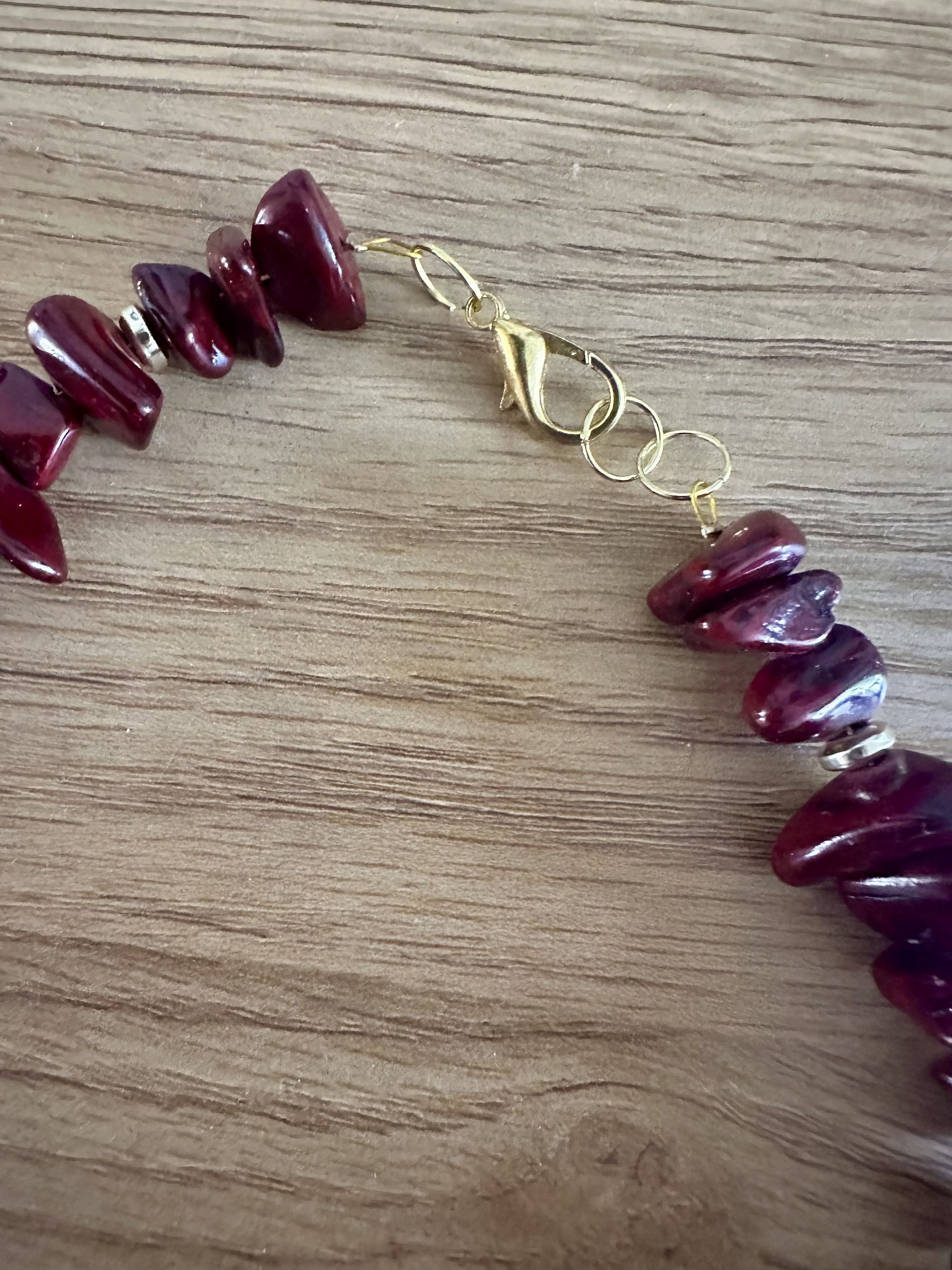 Handmade Vintage necklace with stones Size ONE SIZE - 7 Thumbnail