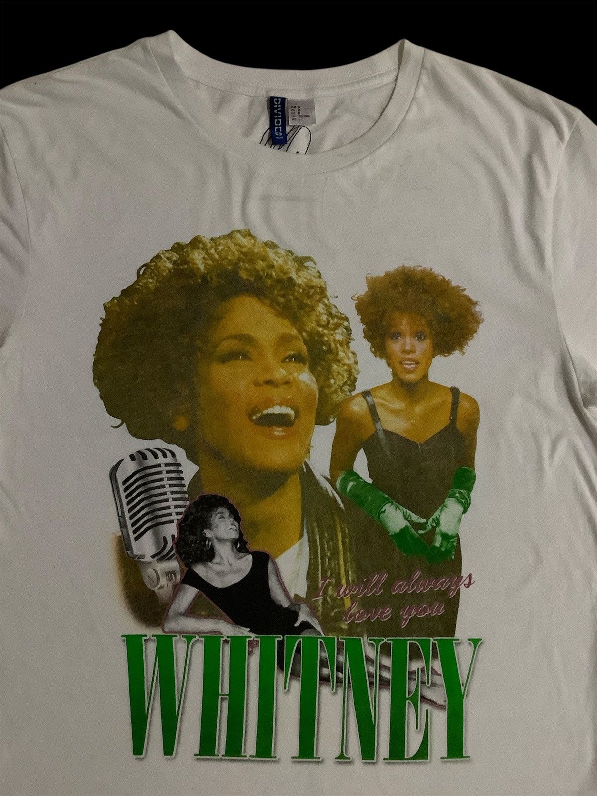 Band Tees × Designer Whitney Houston I Will Always Love You Tees Size M / US 6-8 / IT 42-44 - 3 Thumbnail