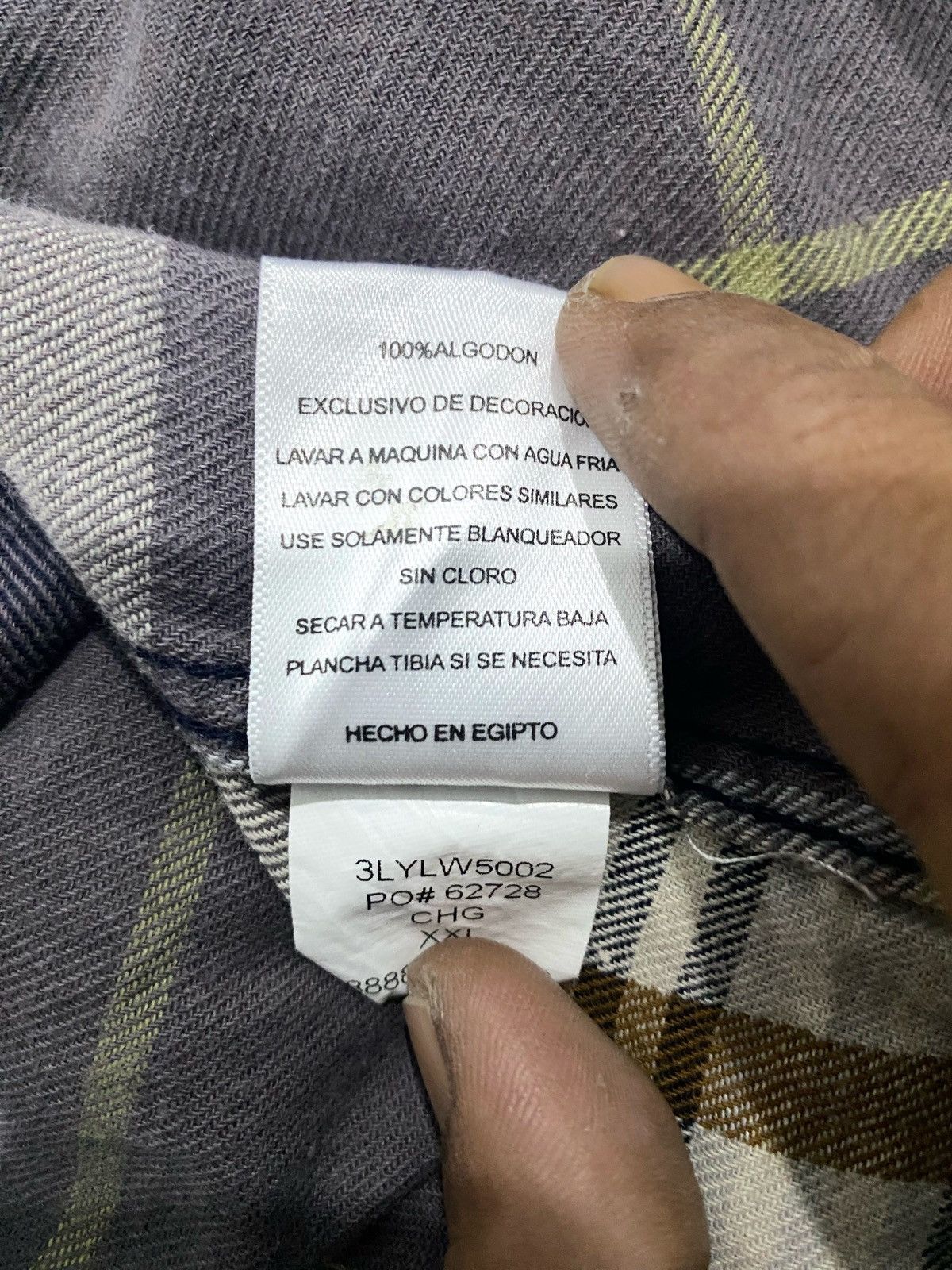 Levi's Vintage Clothing Vintage Levis Flannel Shirt Plaid pearl snap Size US XXL / EU 58 / 5 - 7 Thumbnail