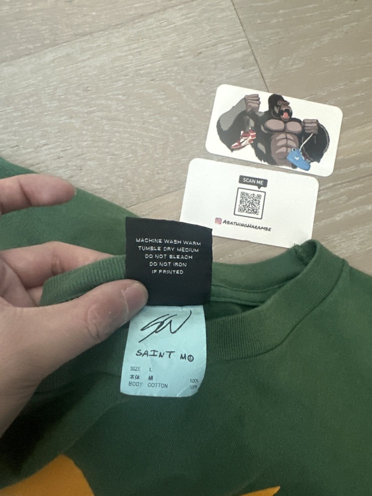 トップス Saint Mxxxxxx x Sean Wotherspoon Clan T SAINT Mxxxxxx - Sean Wotherspoon Saint Clan Green – Anrosa Store