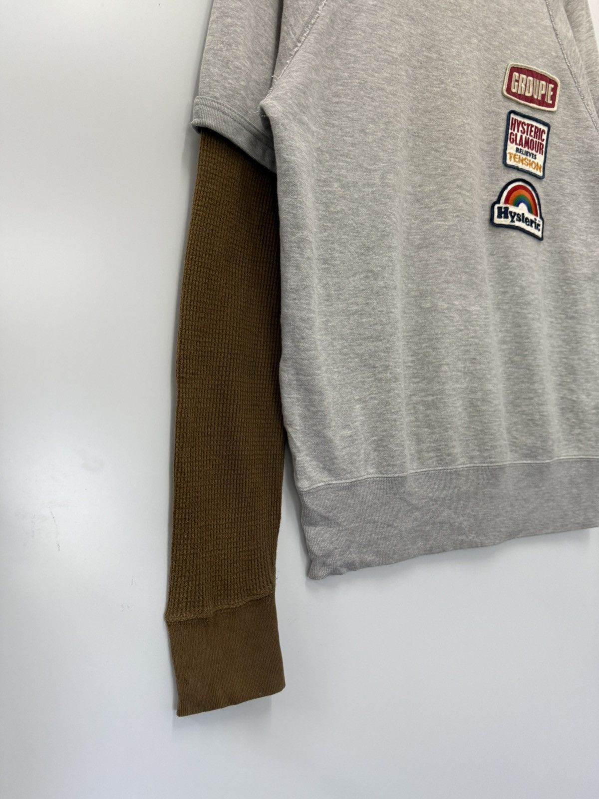 Hysteric Glamour ⚡️ HYSTERIC GLAMOUR MULTY PATCH ROUNDNECK SWEATSHIRT Size US XS / EU 42 / 0 - 3 Thumbnail