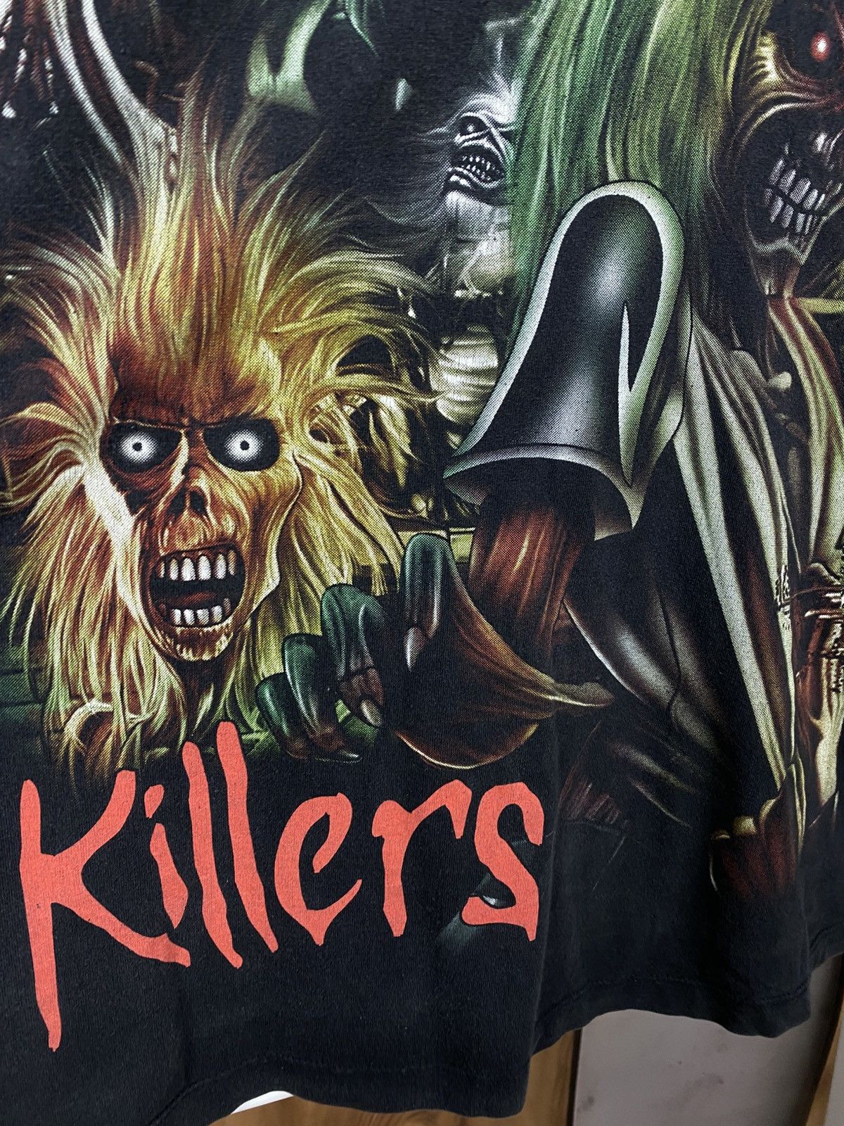 Iron Maiden 💀Vintage 00s T-Shirt Iron Maiden Killers Rock Band VTG Tee💀 Size US M / EU 48-50 / 2 - 6 Thumbnail