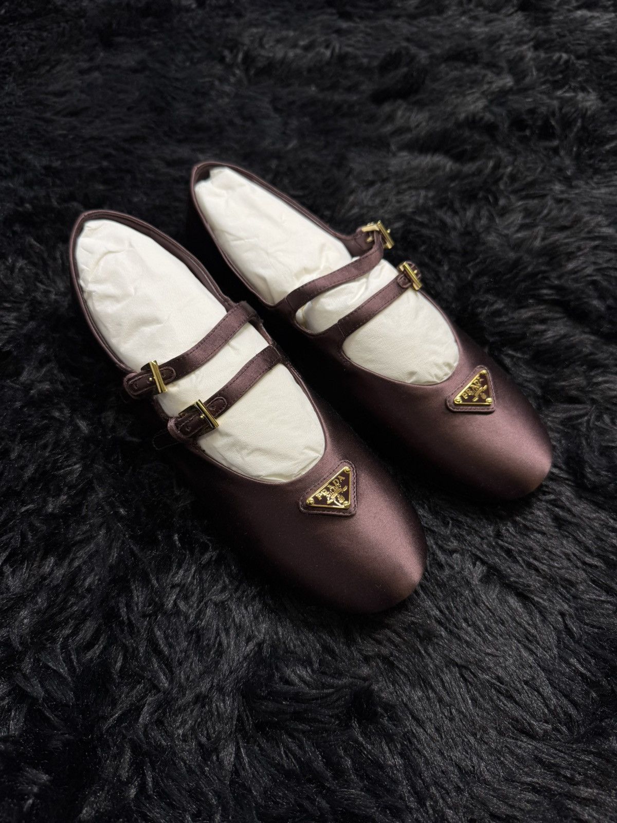 Prada Prada Satin Ballerinas Size US 7.5 / IT 37.5 - 7 Thumbnail