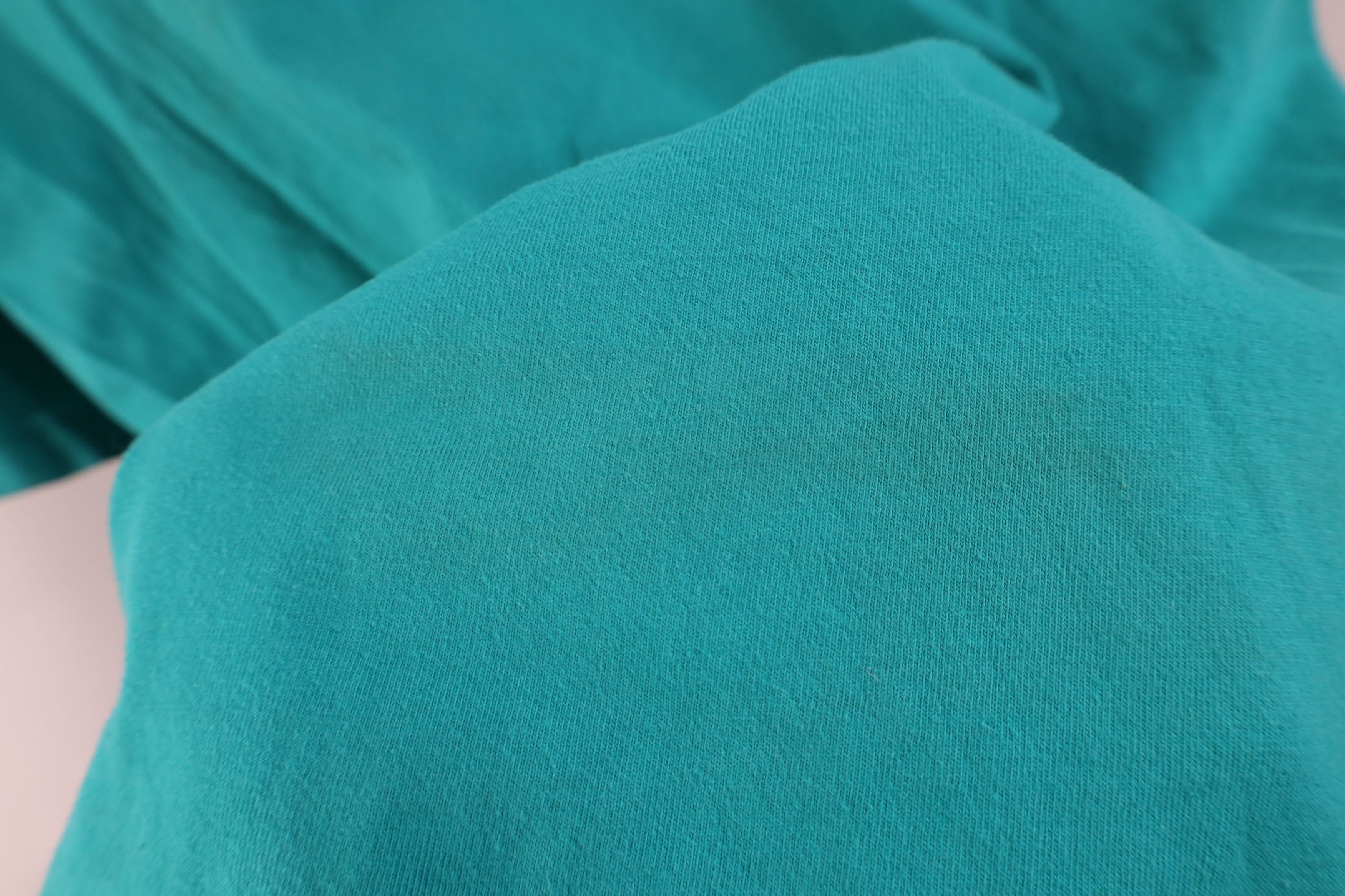 Hanes Vintage 90s Hanes Heavyweight Cotton Henley T-Shirt Teal Size US XL / EU 56 / 4 - 8 Thumbnail