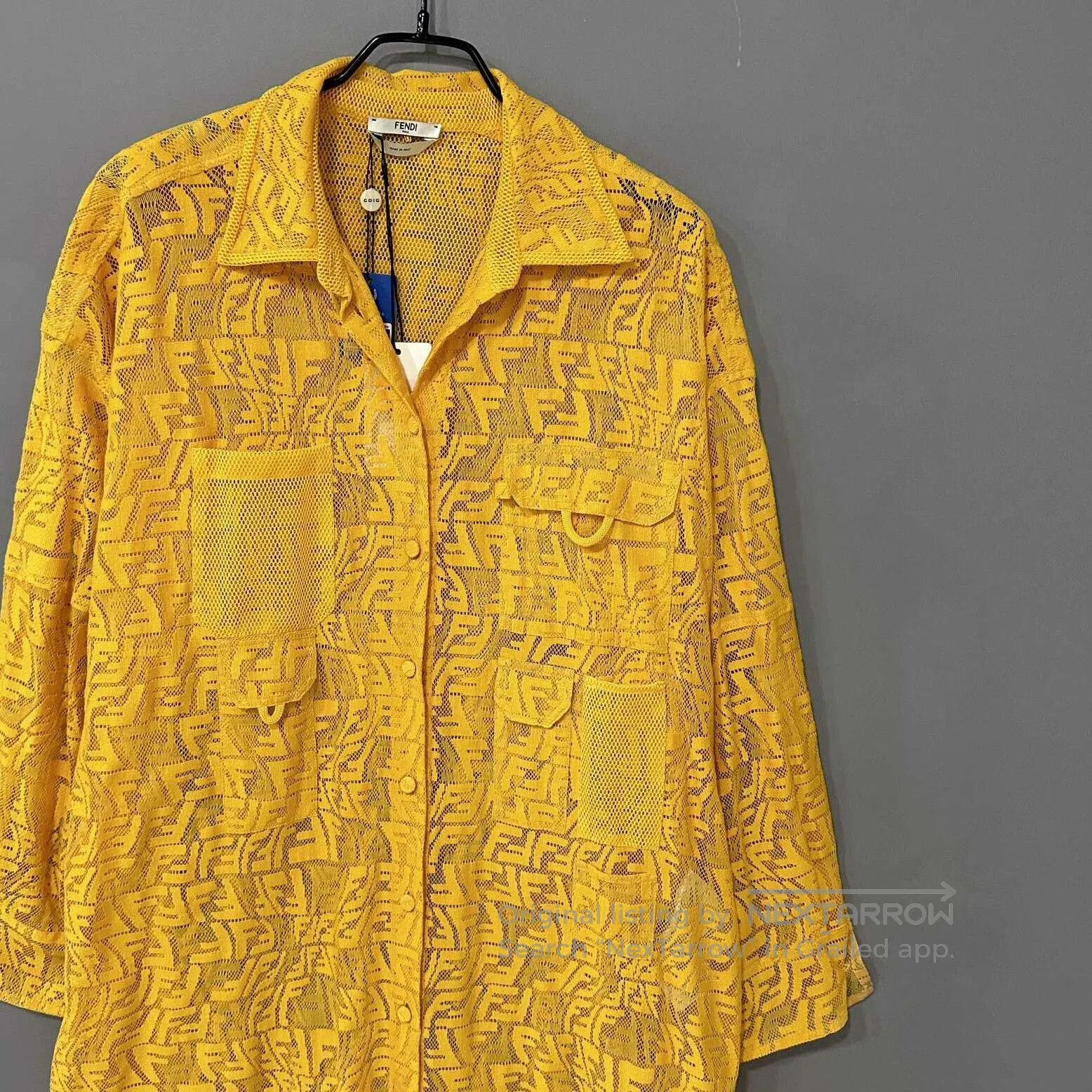 Fendi Fendi Capsule Series Logo Cardigan Coat. Size US XL / EU 56 / 4 - 1 Thumbnail