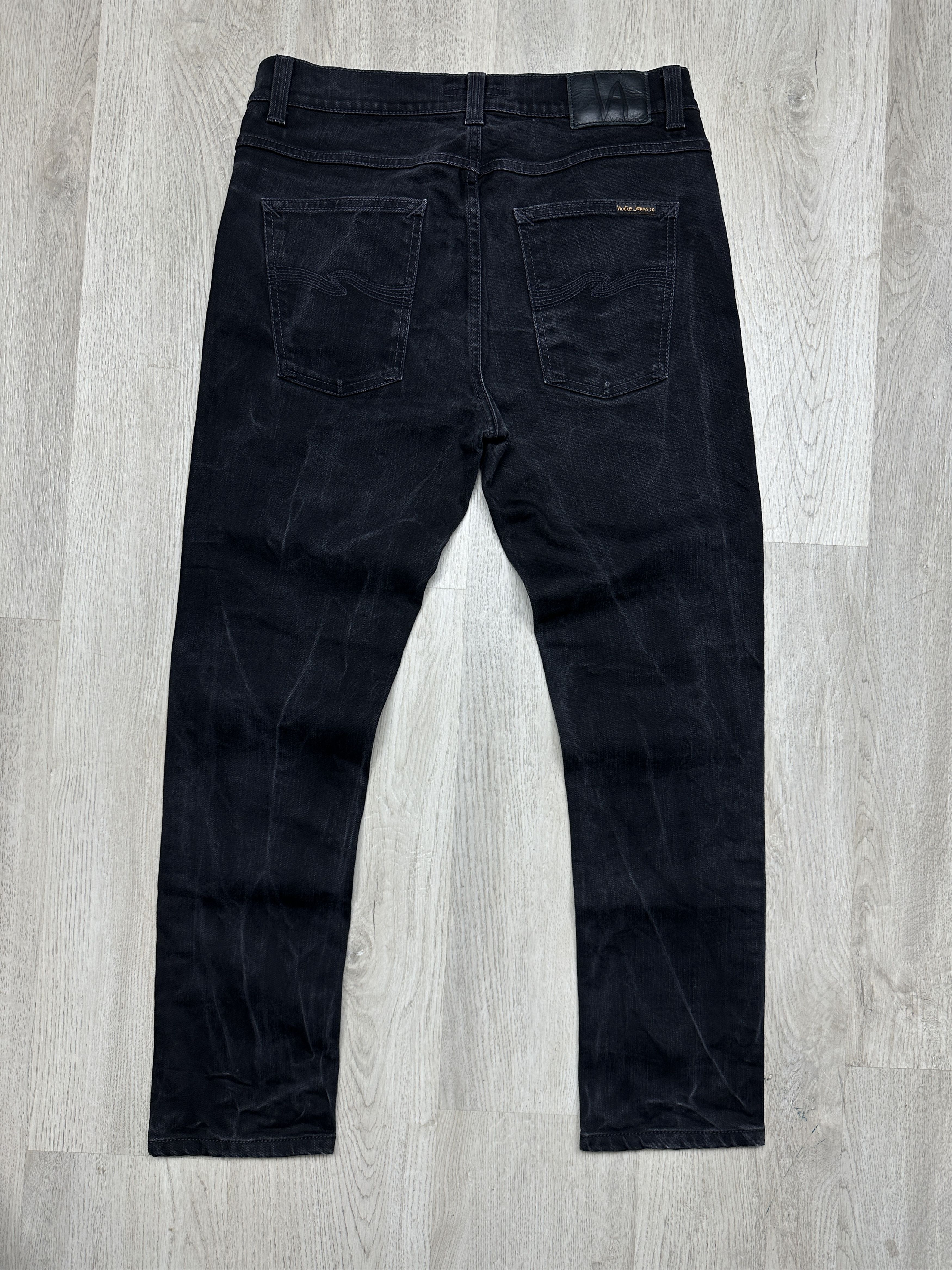 Nudie Jeans Nudie Jeans - Lean Dean - Raw Black 29x30 w/ Fades