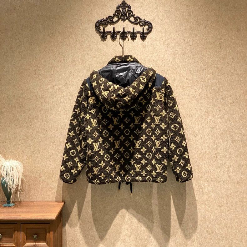 Louis Vuitton Louis Vuitton 24ss new brown full print teddy jacket Size XS / US 0-2 / IT 36-38 - 2 Thumbnail