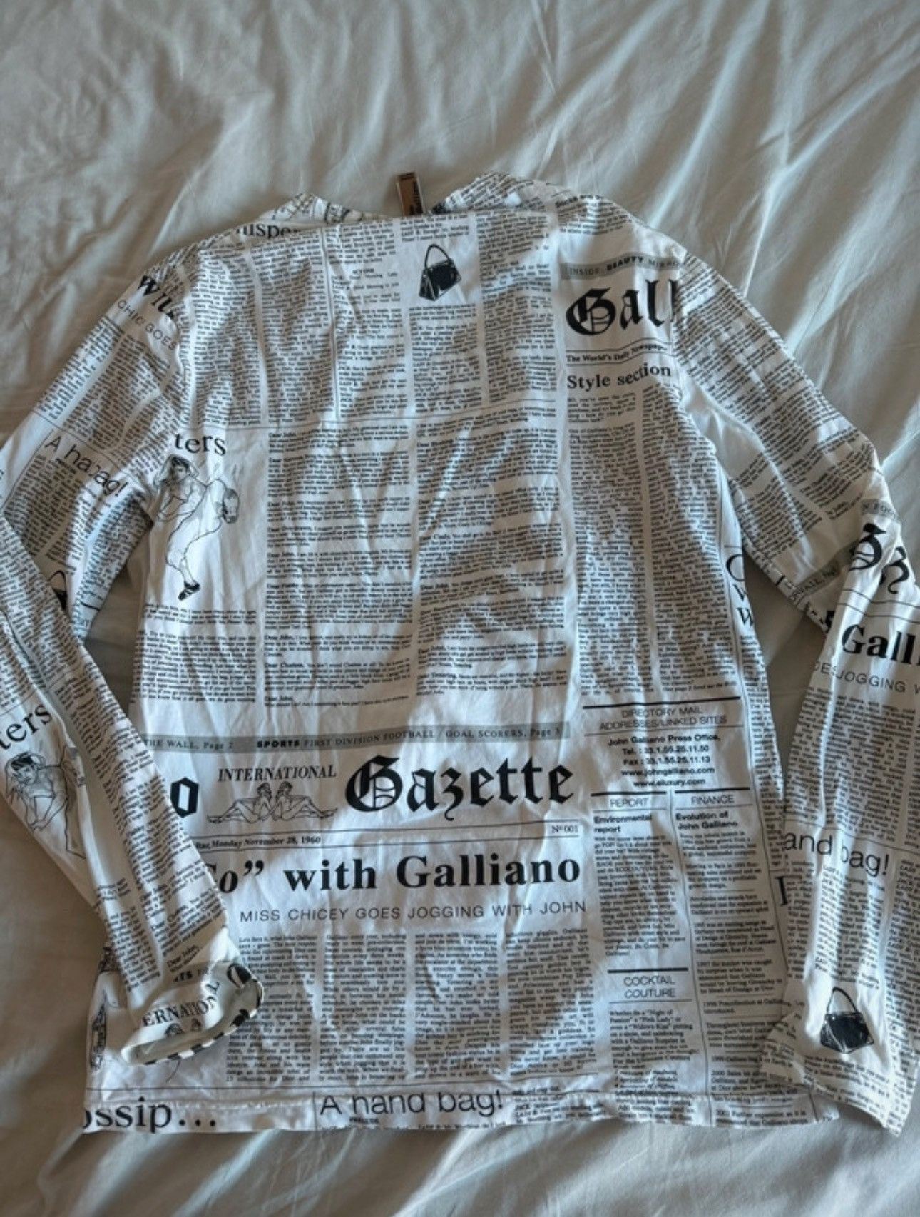 John Galliano John Galliano 2000s Gazette Long Sleeve shirt Size US M / EU 48-50 / 2 - 4 Thumbnail