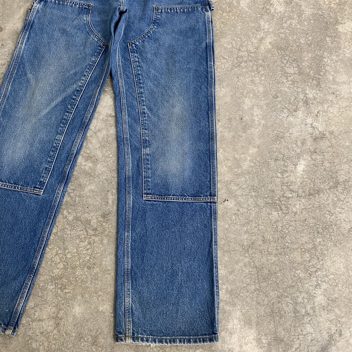 Carhartt Vintage Carhartt Double Knee Blue Carpenter Denim Jeans Size US 33 - 8 Thumbnail
