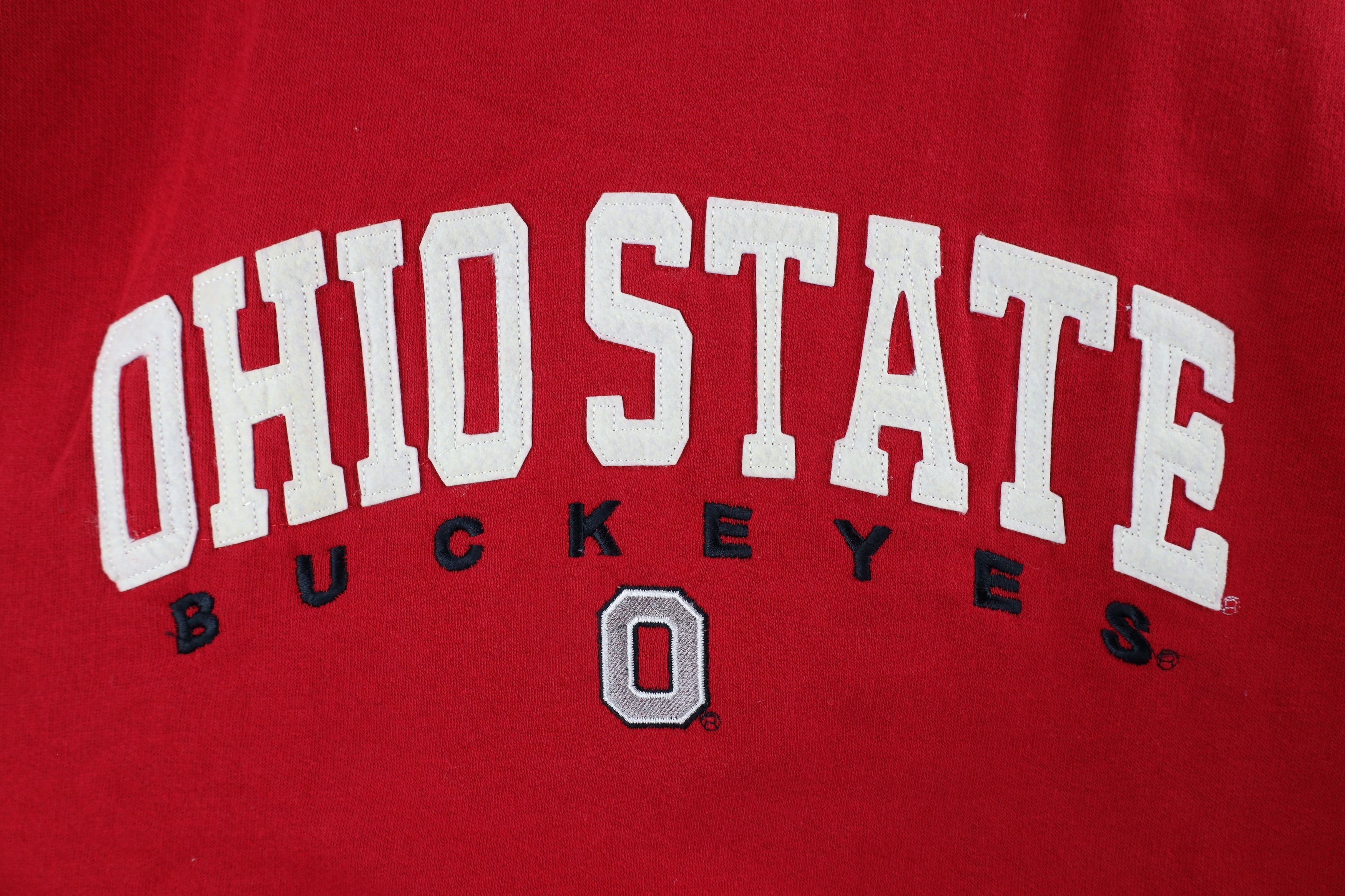 Vintage Vintage 90s State University Crewneck Sweatshirt Red Size US L / EU 52-54 / 3 - 4 Thumbnail