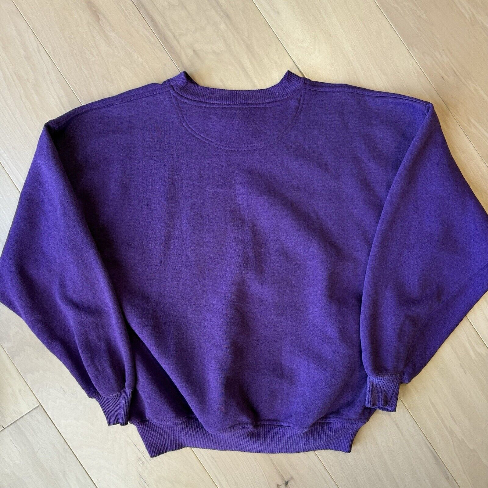 Vintage Vintage Kansas State Wildcats Sweatshirt L Purple 90s Fleece Size US L / EU 52-54 / 3 - 7 Thumbnail