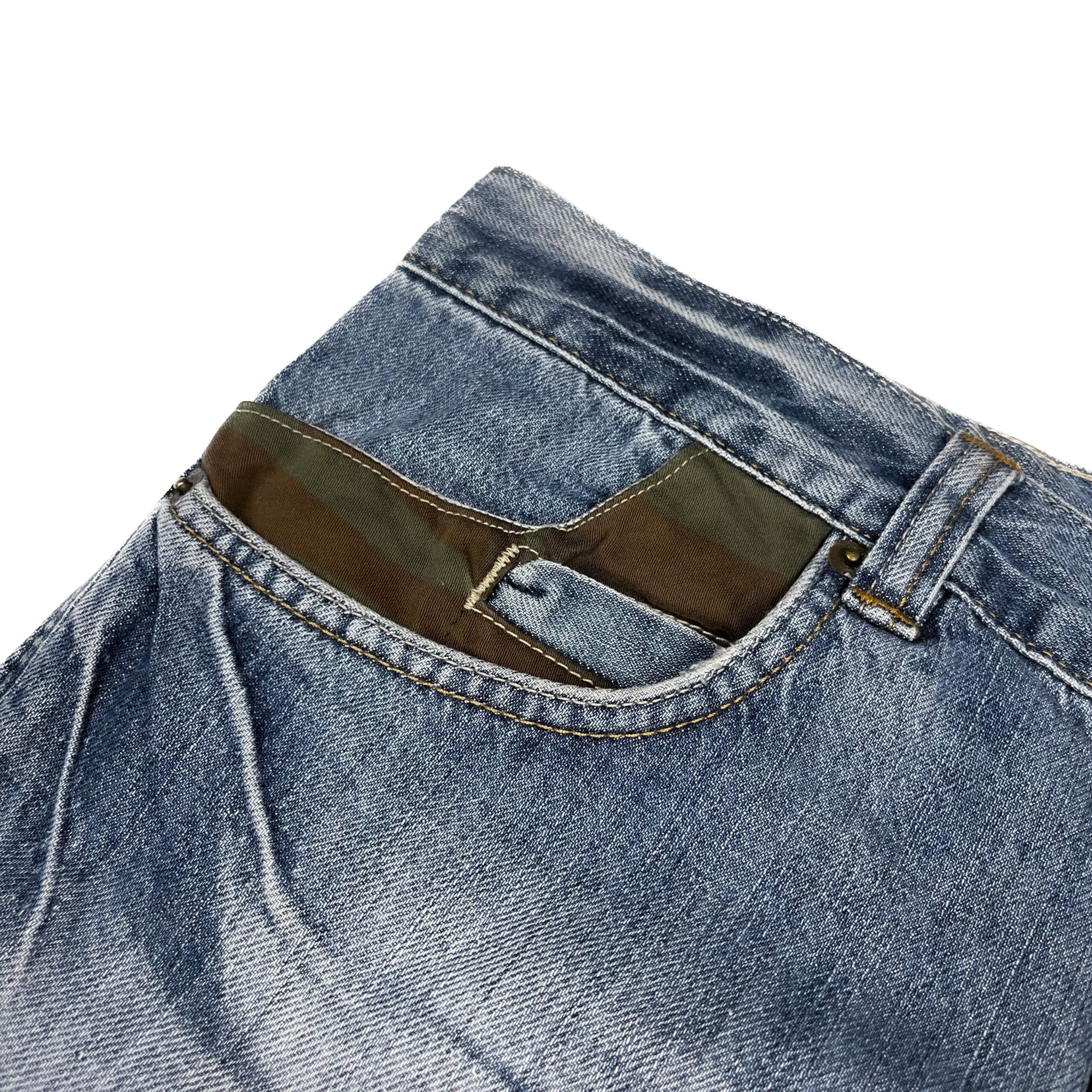 Dolce & Gabbana Dolce & Gabbana Straight Camo Denim Jeans Size US 36 / EU 52 - 8 Thumbnail