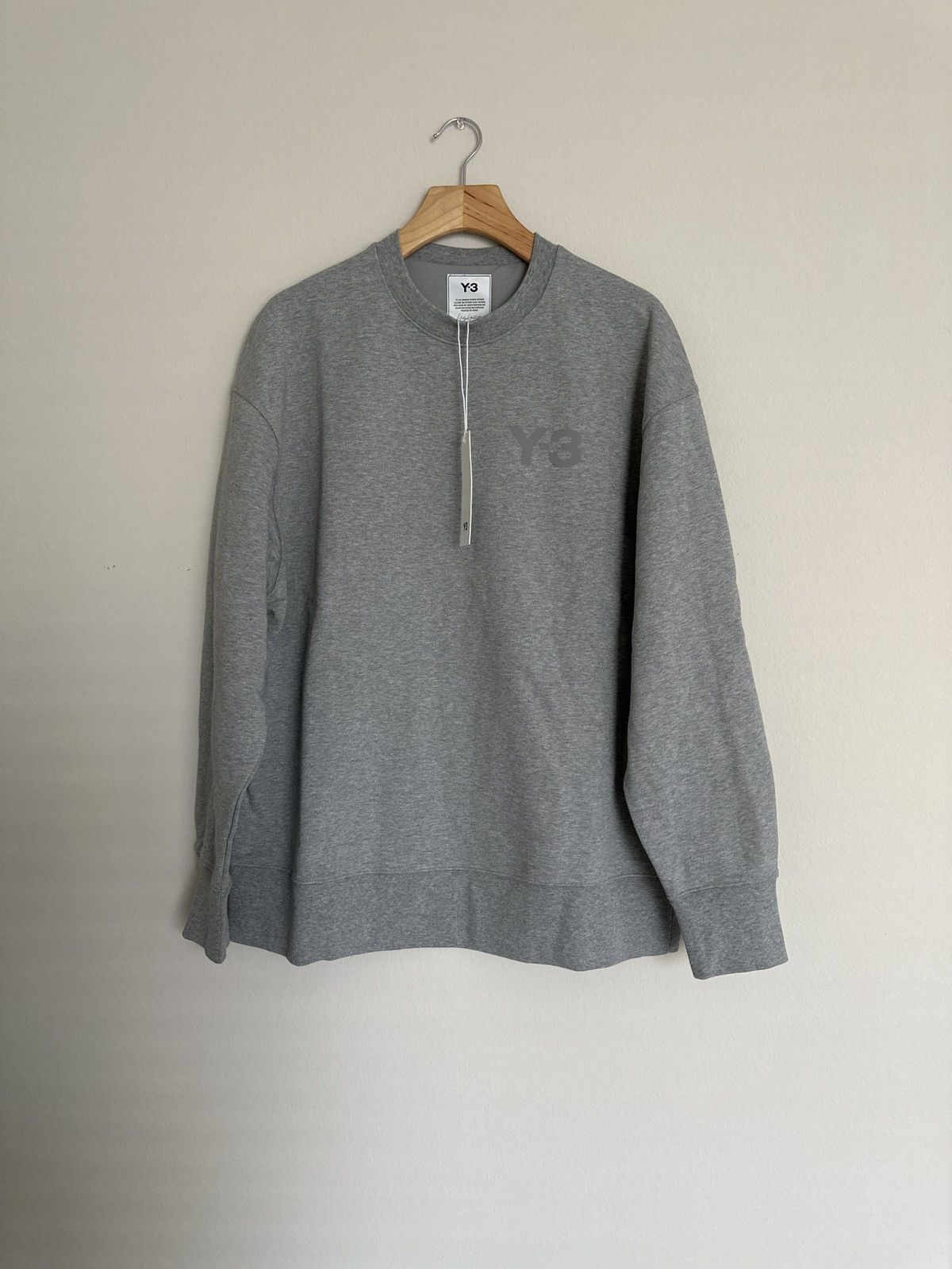 Y-3 Y-3 YOHJI YAMAMOTO Classic Chest Logo Crew Sweatshirt Size US M / EU 48-50 / 2 - 2 Thumbnail