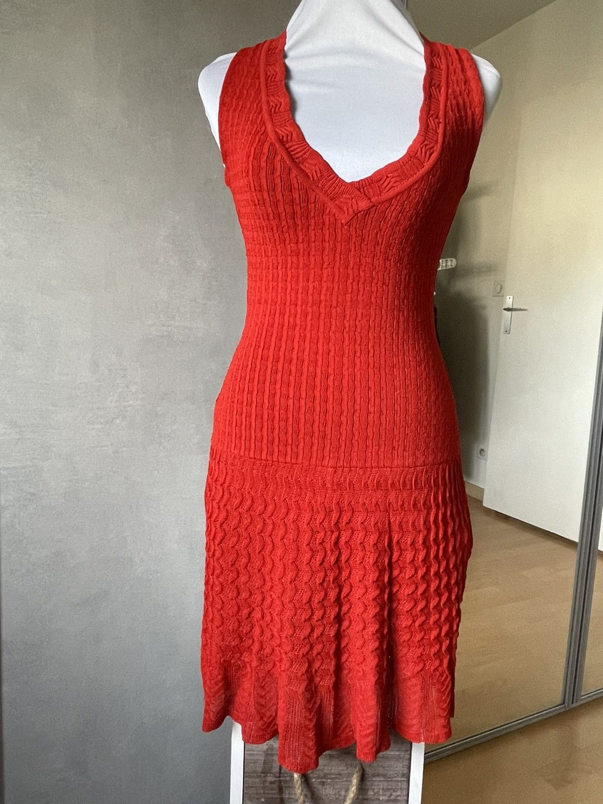 Alaia ALAIA BEAUTIFUL RED DRESS VINTAGE Size XS / US 0-2 / IT 36-38 - 1 Thumbnail