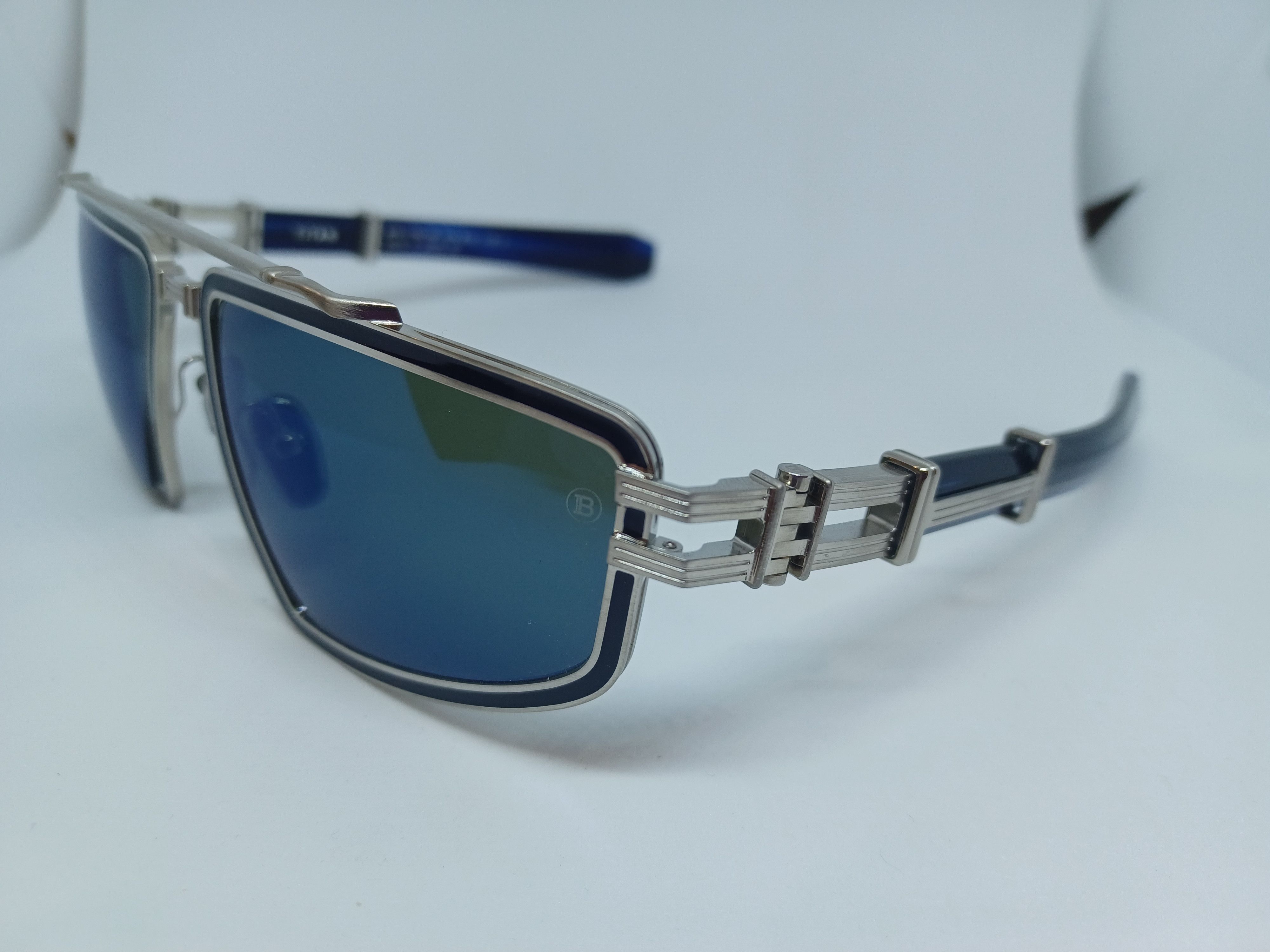 Balmain Balmain Sunglasses Silver / Blue Brand New Size ONE SIZE - 3 Thumbnail