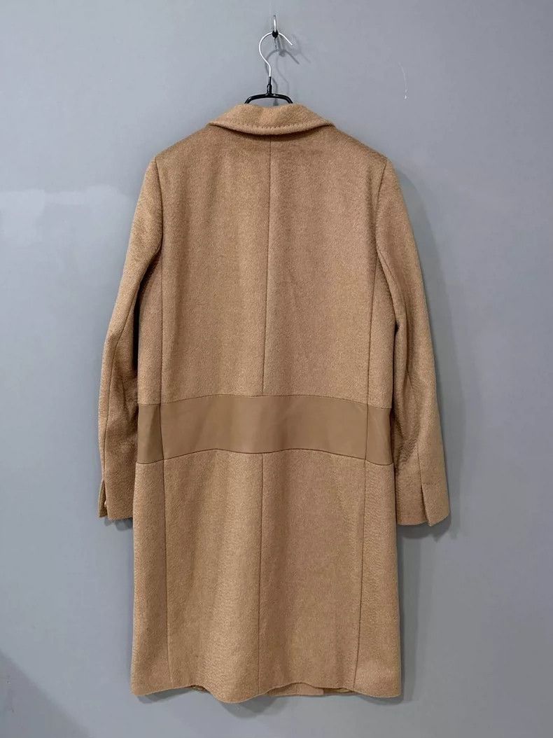 Max Mara Max Mara Camel Long Patchwork Pocket Coat Size XL / US 12-14 / IT 48-50 - 3 Thumbnail