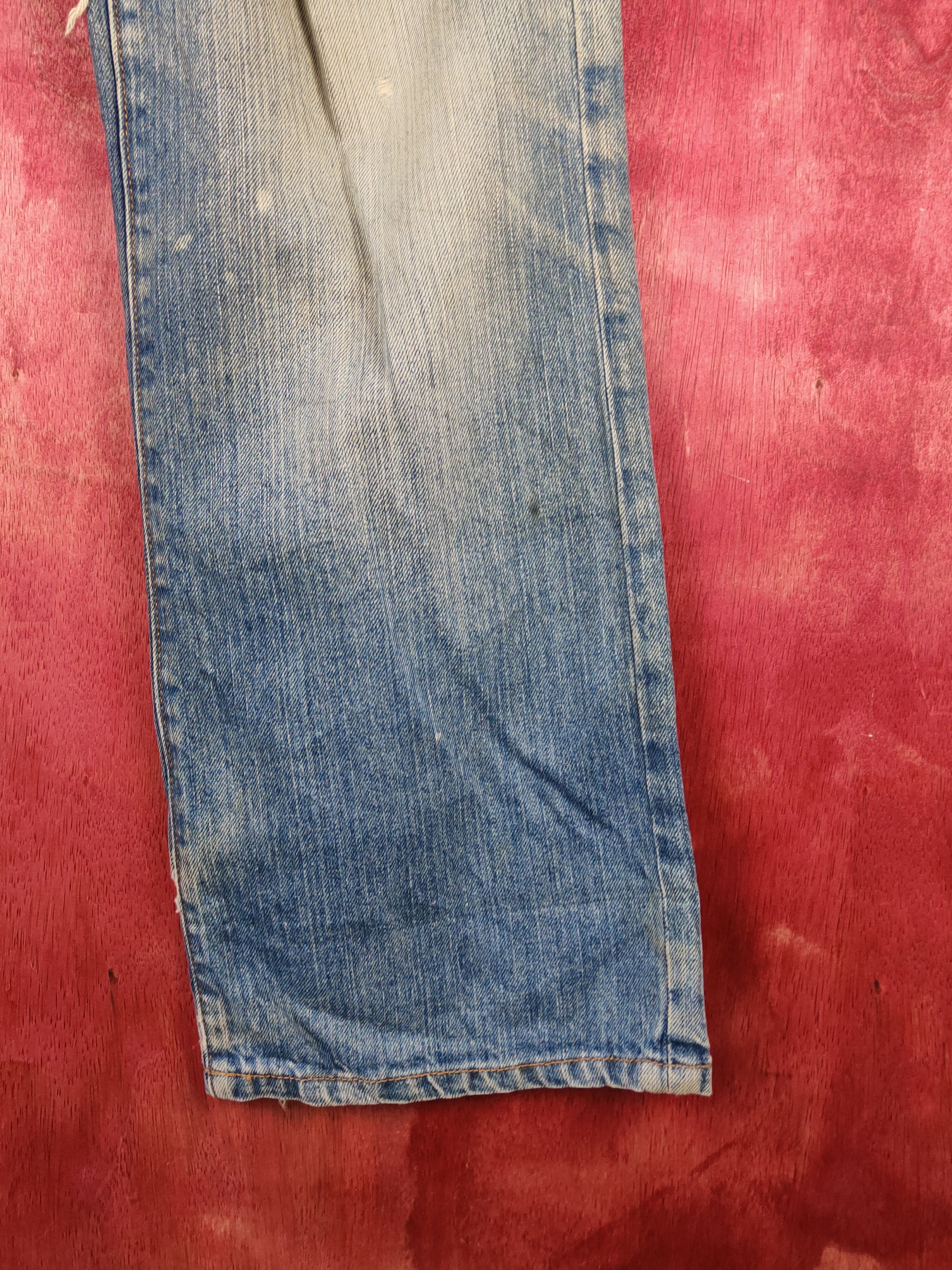 Gap Gap Dark Blue Faded Distressed Ripped Jeans #S2244 Size US 33 - 6 Thumbnail