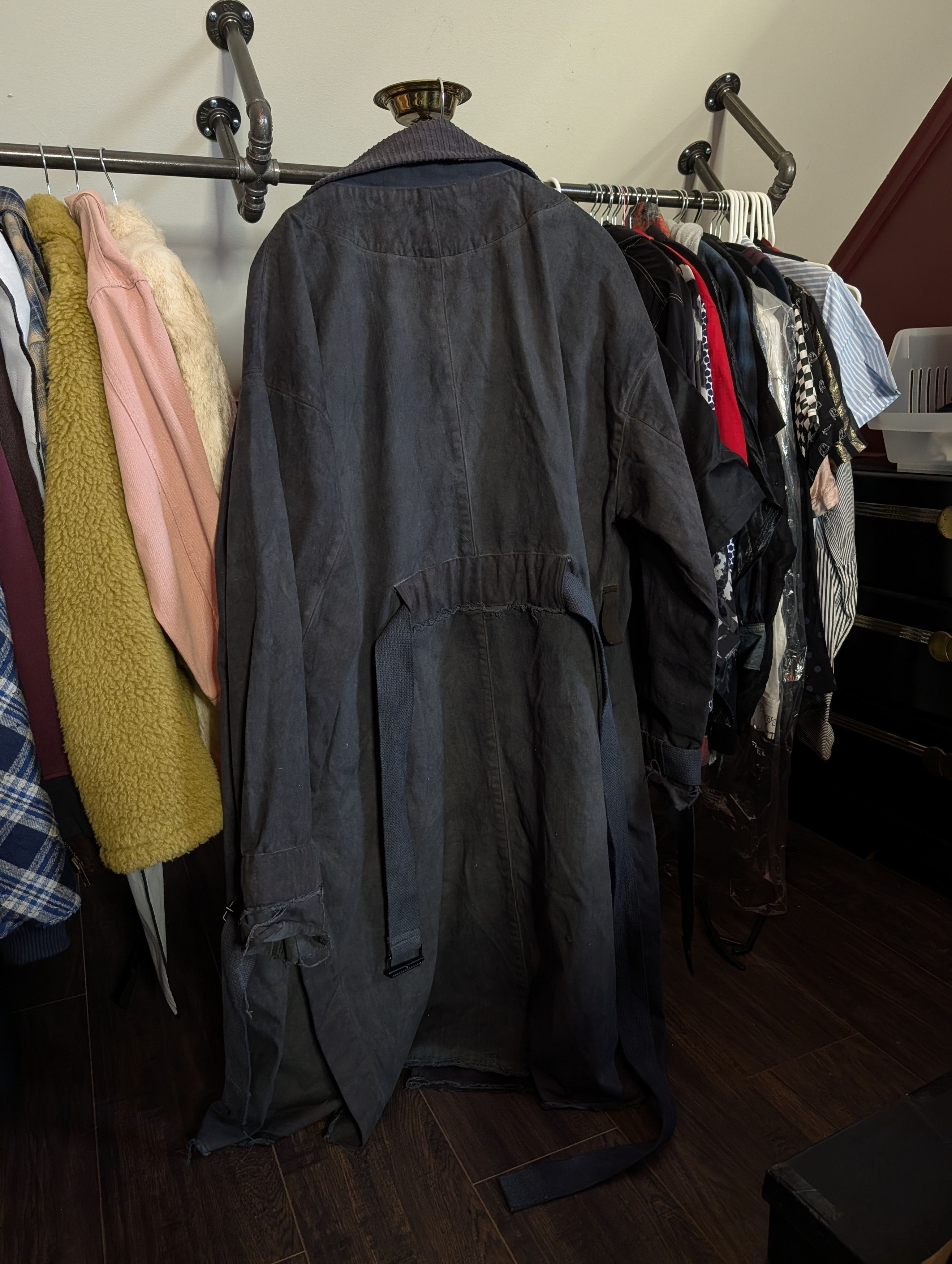 Zam Barrett BEAST COAT Black Garment Dyed Cotton Corduroy Trim Size US M / EU 48-50 / 2 - 9 Thumbnail