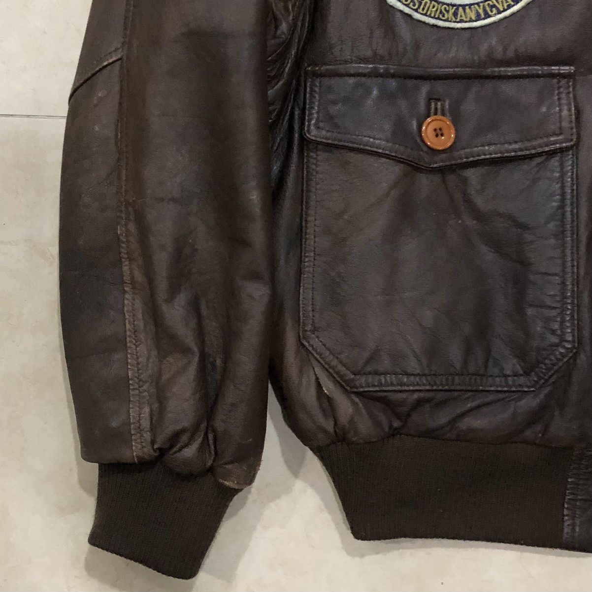 Avirex VTG 80s Avirex G-1 Patch U.S ARMY Air Forces Leather Jacket Size US XL / EU 56 / 4 - 10 Thumbnail